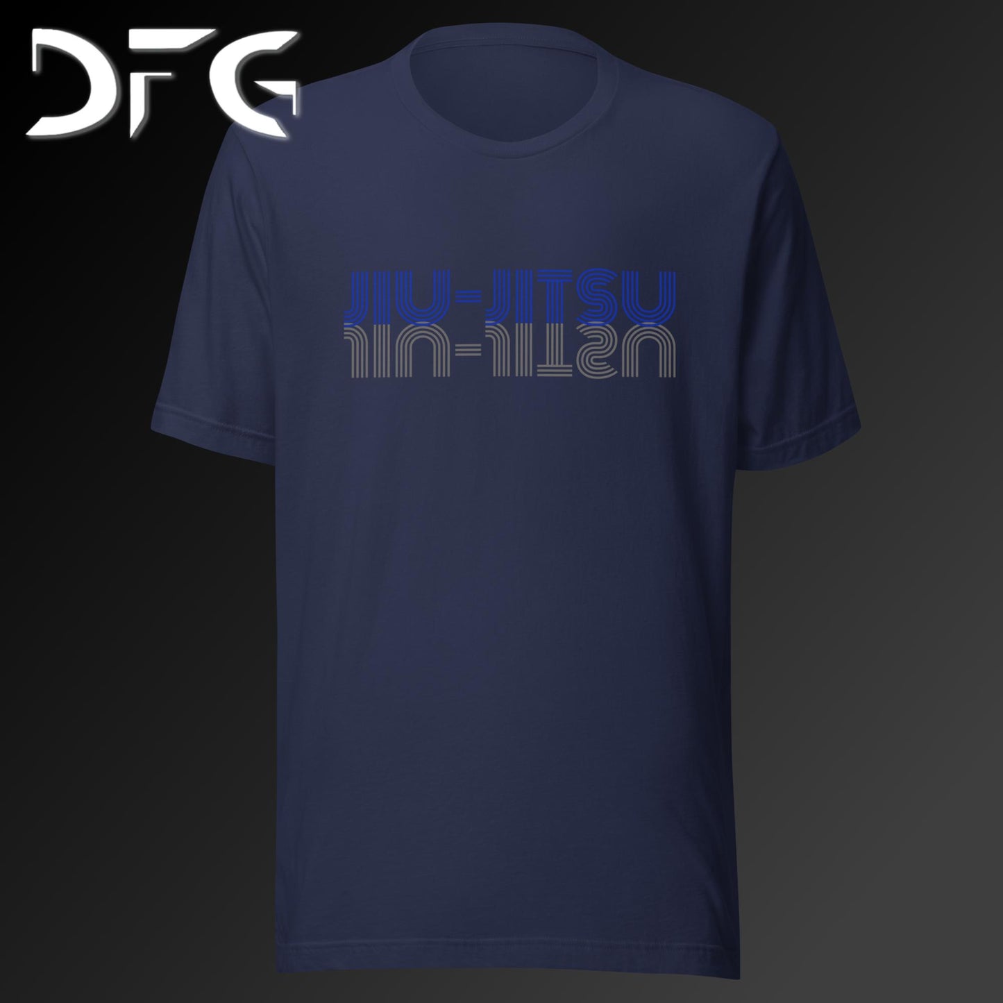 Adult Short-Sleeved T-Shirt BJJ Blue