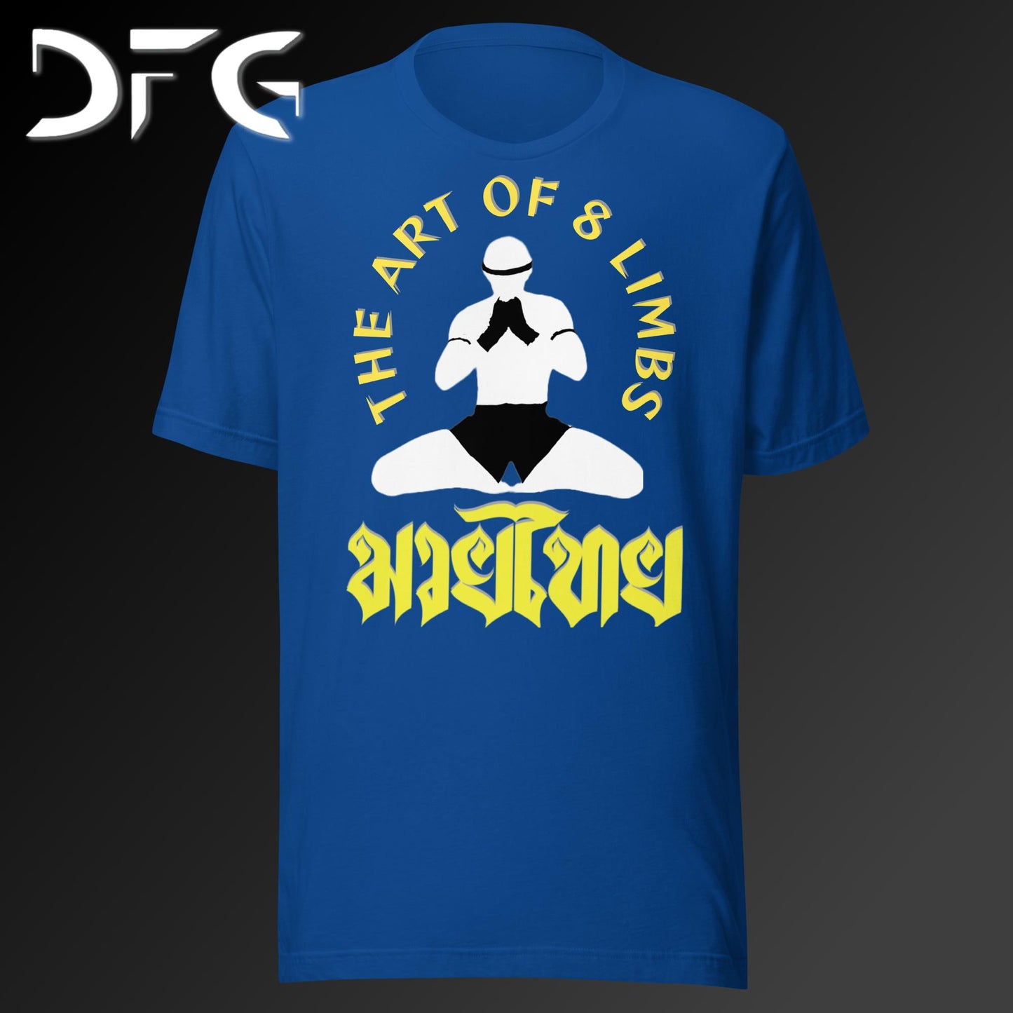 Adult Short-Sleeved T-Shirt Muay Thai Yellow
