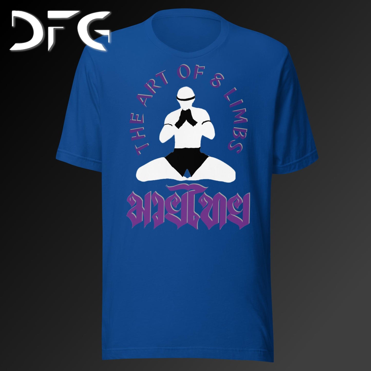 Adult Short-Sleeved T-Shirt Muay Thai Purple
