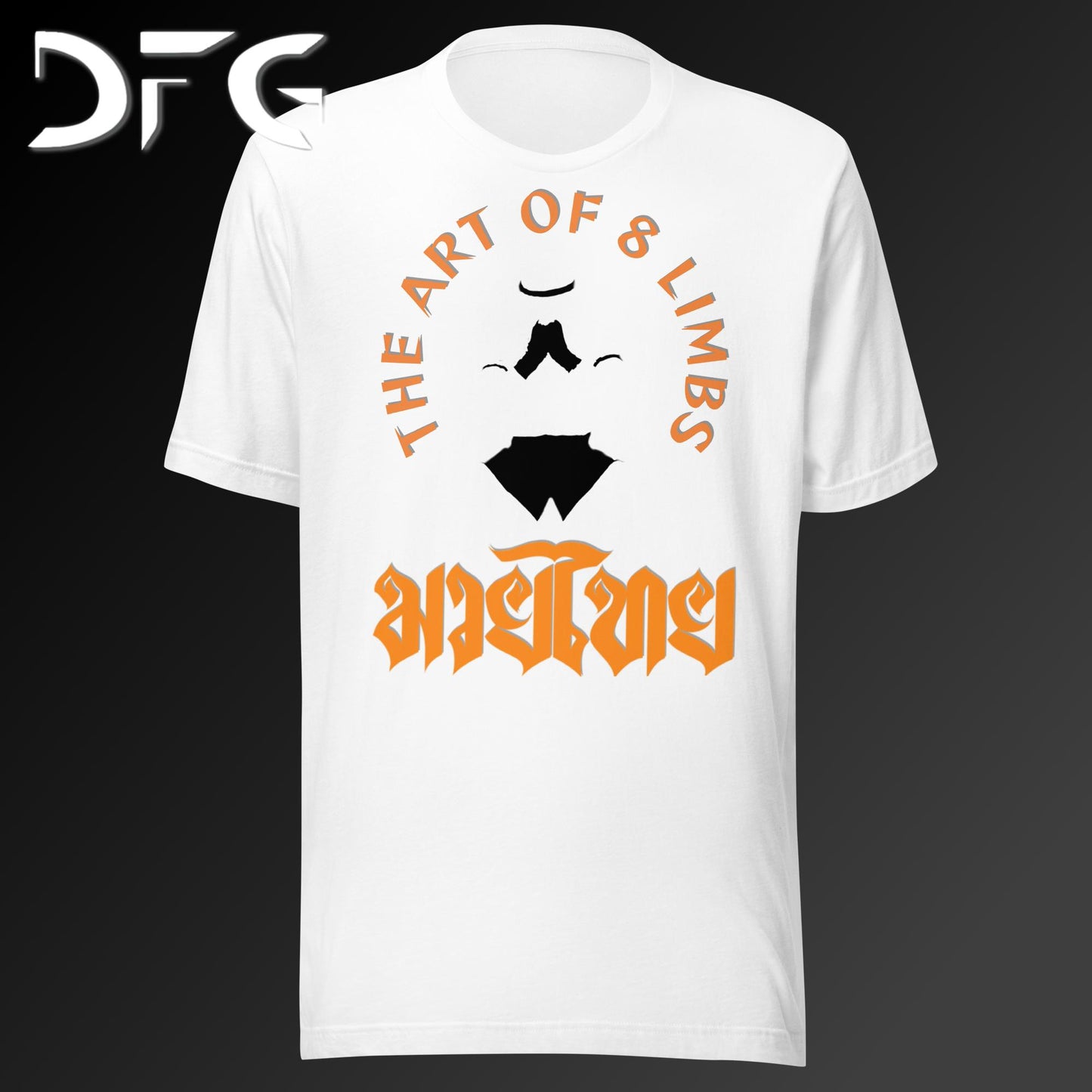 Adult Short-Sleeved T-Shirt Muay Thai Orange