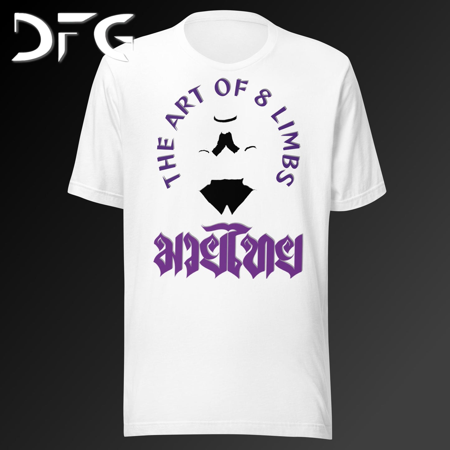 Adult Short-Sleeved T-Shirt Muay Thai Purple