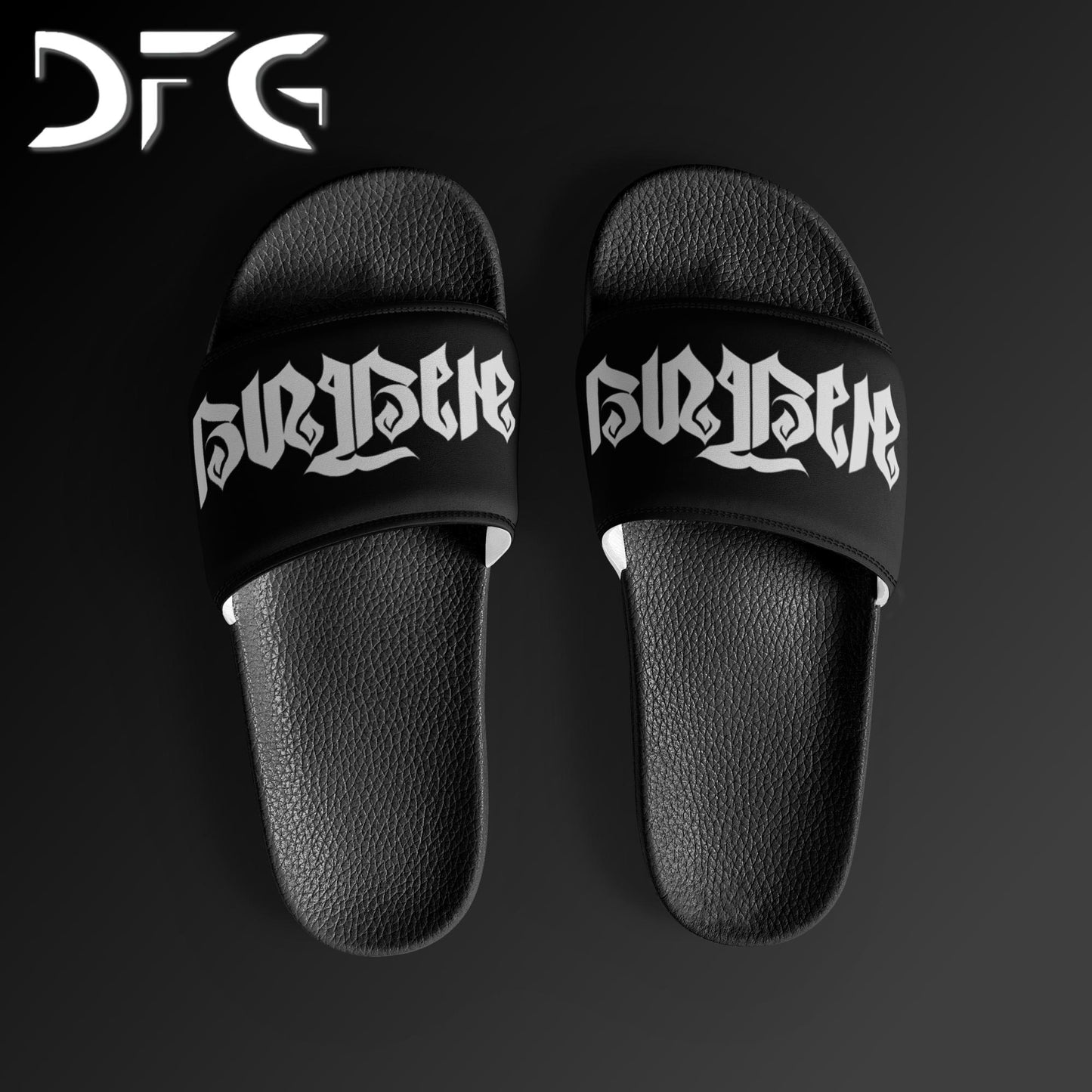 Feminine-Sized Slides Muay Thai White