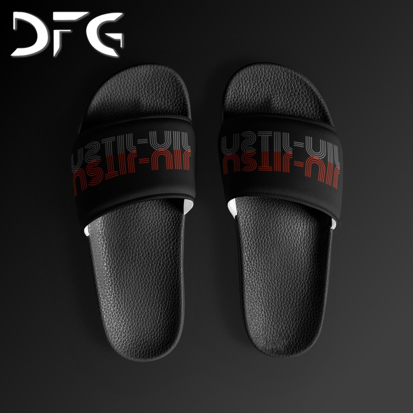 Feminine-Sized Slides BJJ Red