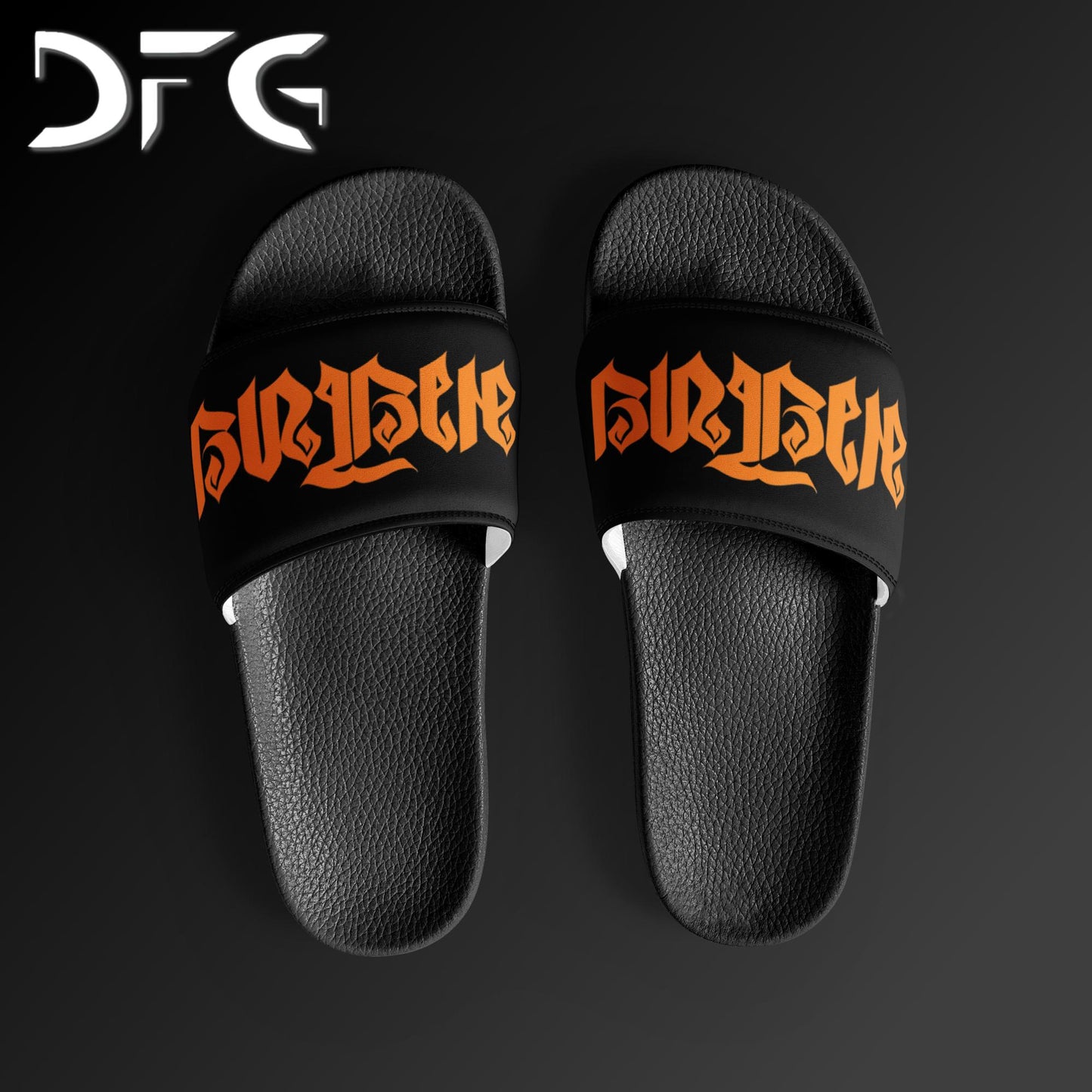 Feminine-Sized Slides Muay Thai Orange