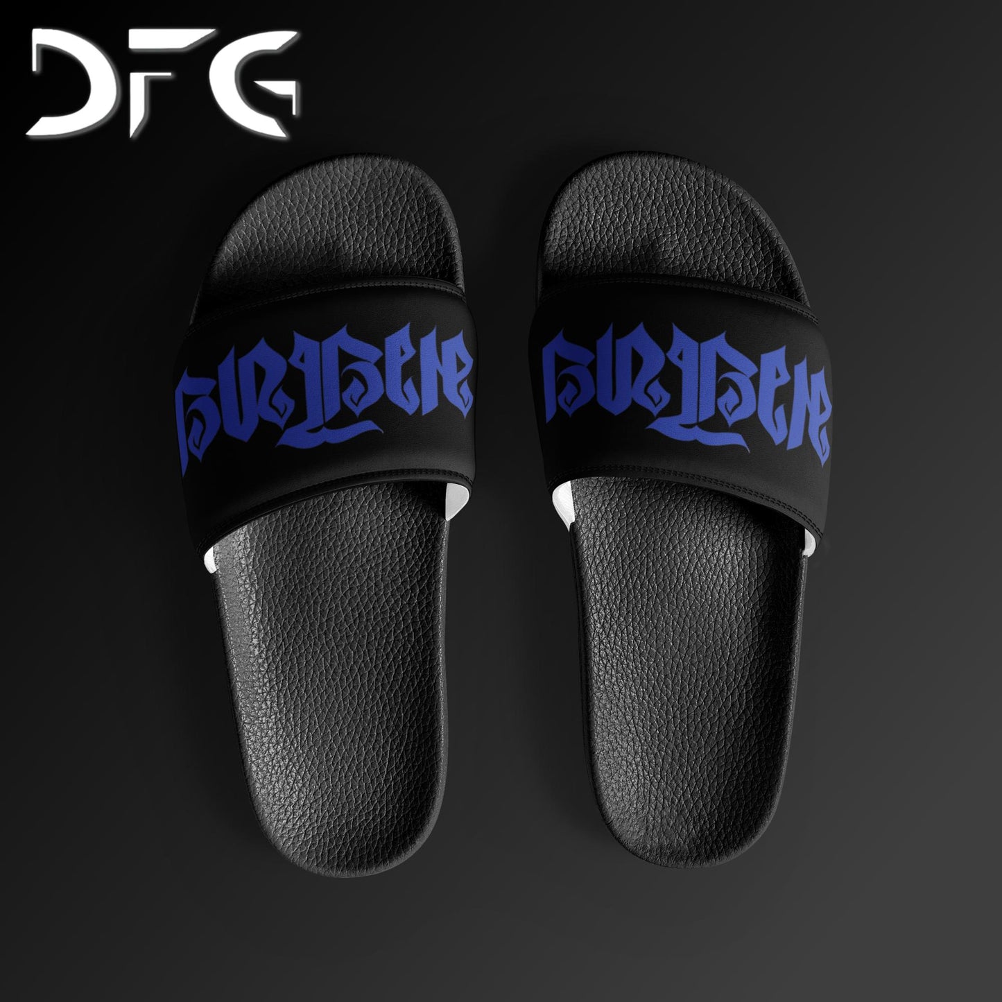 Feminine-Sized Slides Muay Thai Blue