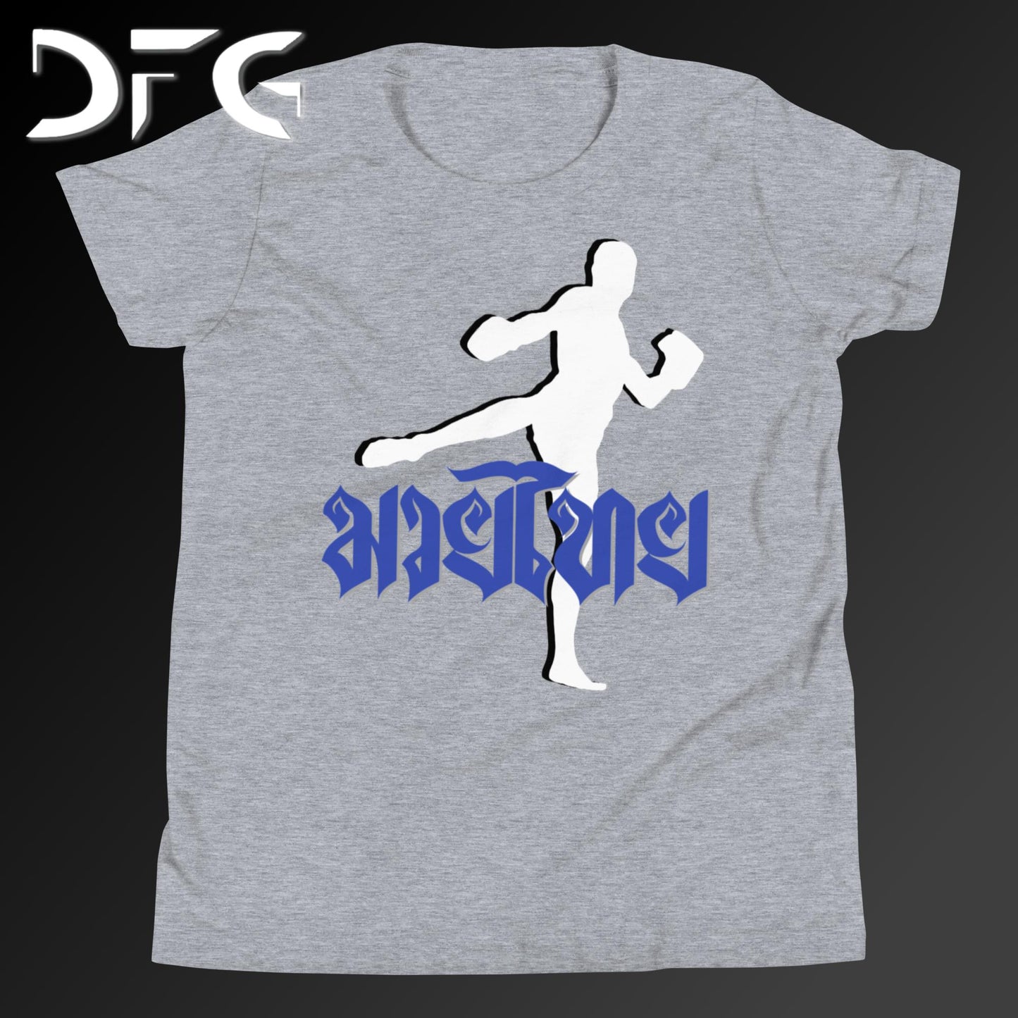 Youth Short-Sleeve T-Shirt Muay Thai Blue
