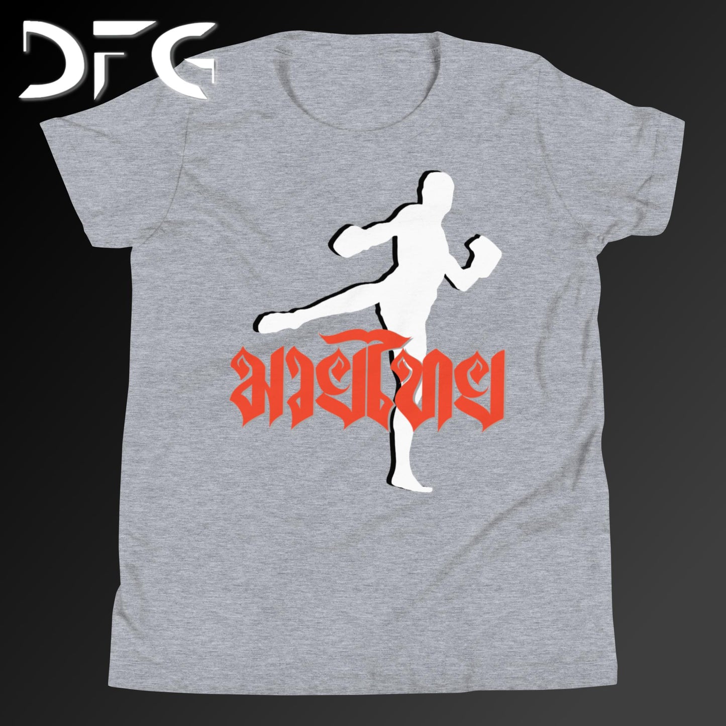 Youth Short-Sleeve T-Shirt Muay Thai Red