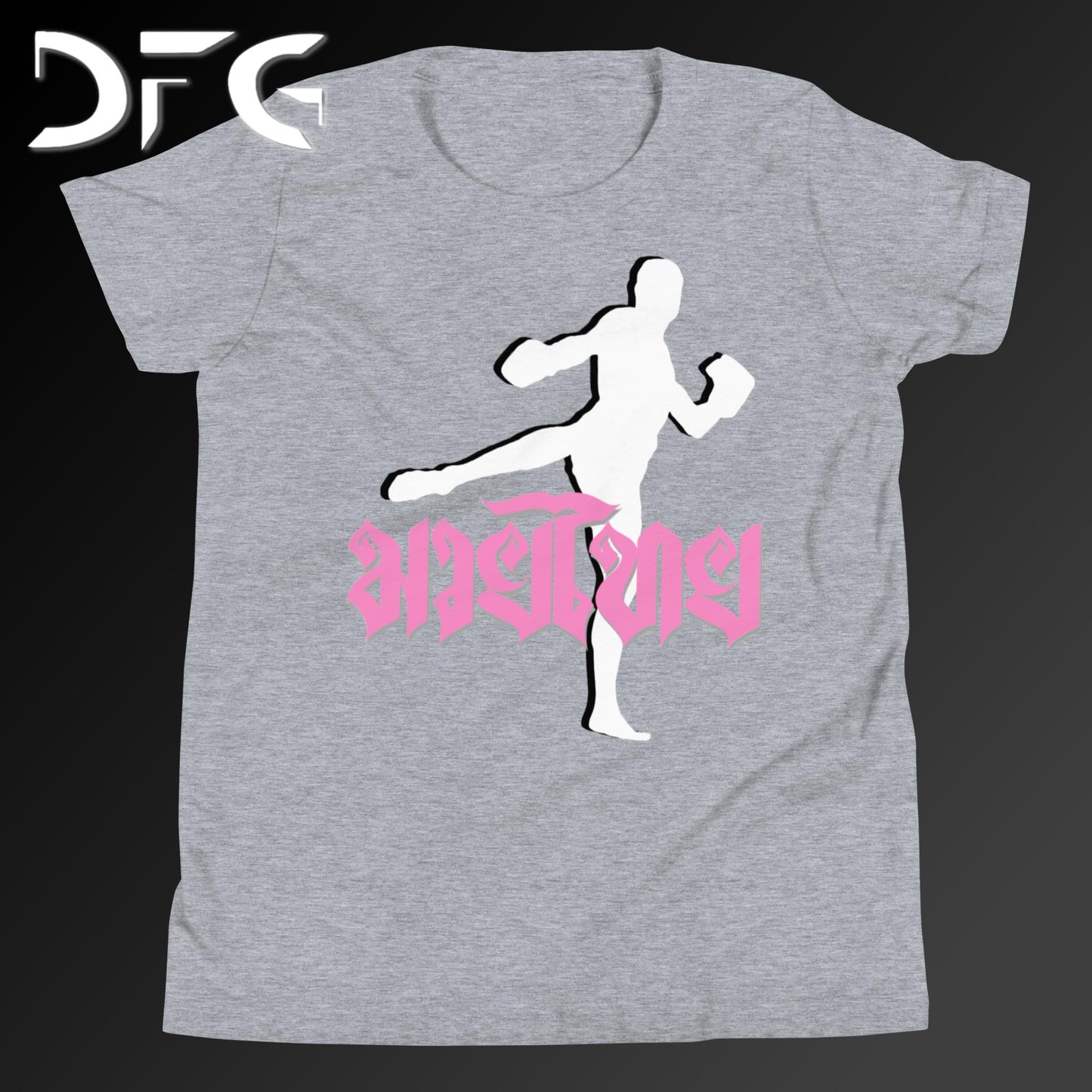 Youth Short-Sleeve T-Shirt Muay Thai Pink