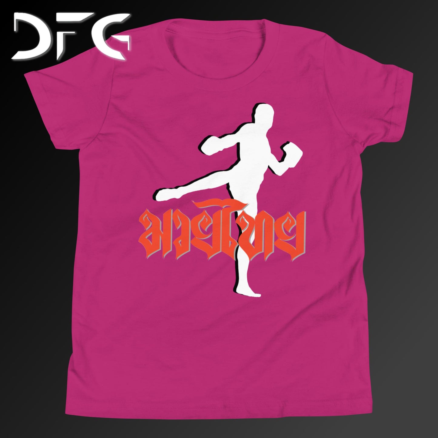 Youth Short-Sleeve T-Shirt Muay Thai Red