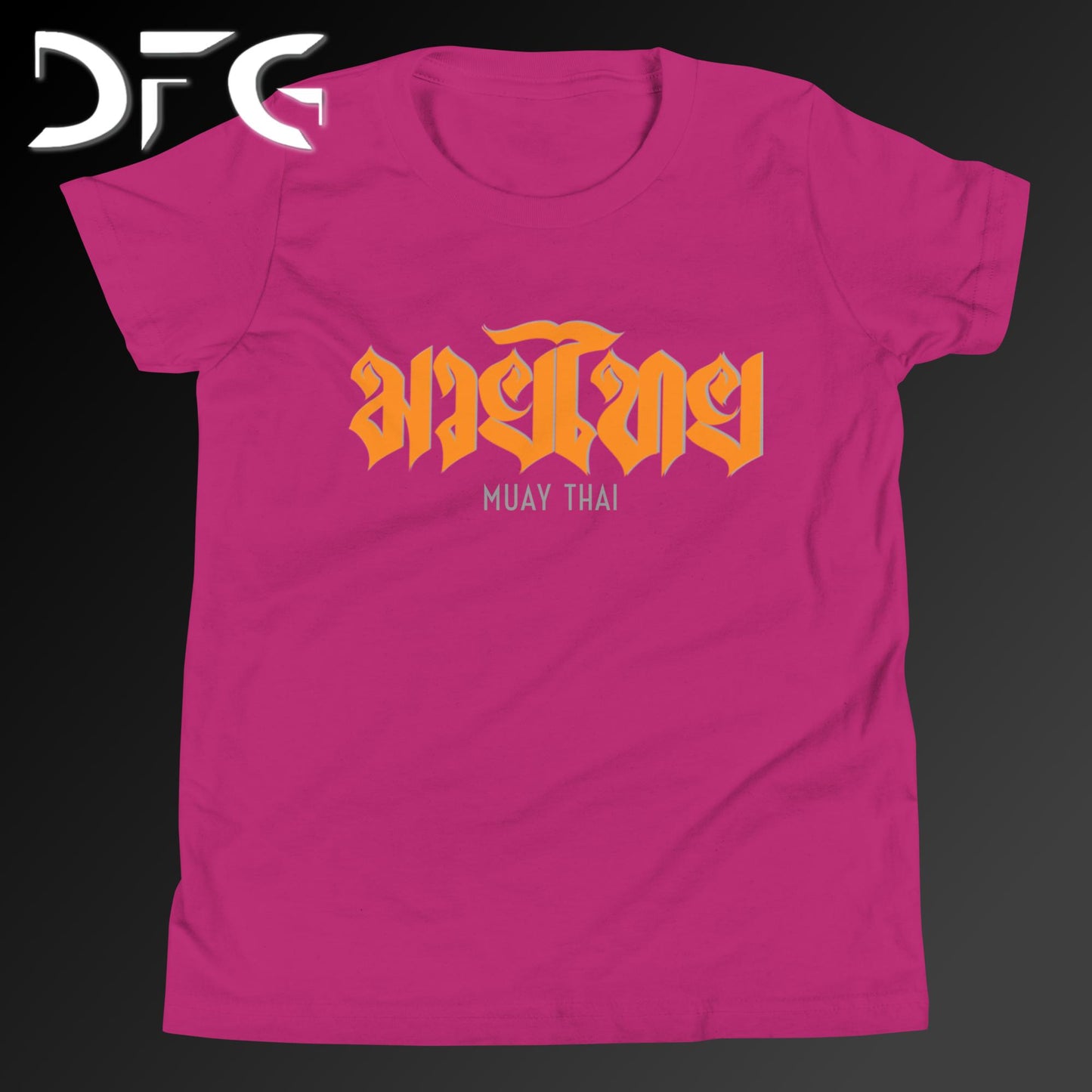 Youth Short-Sleeve T-Shirt Muay Thai Orange