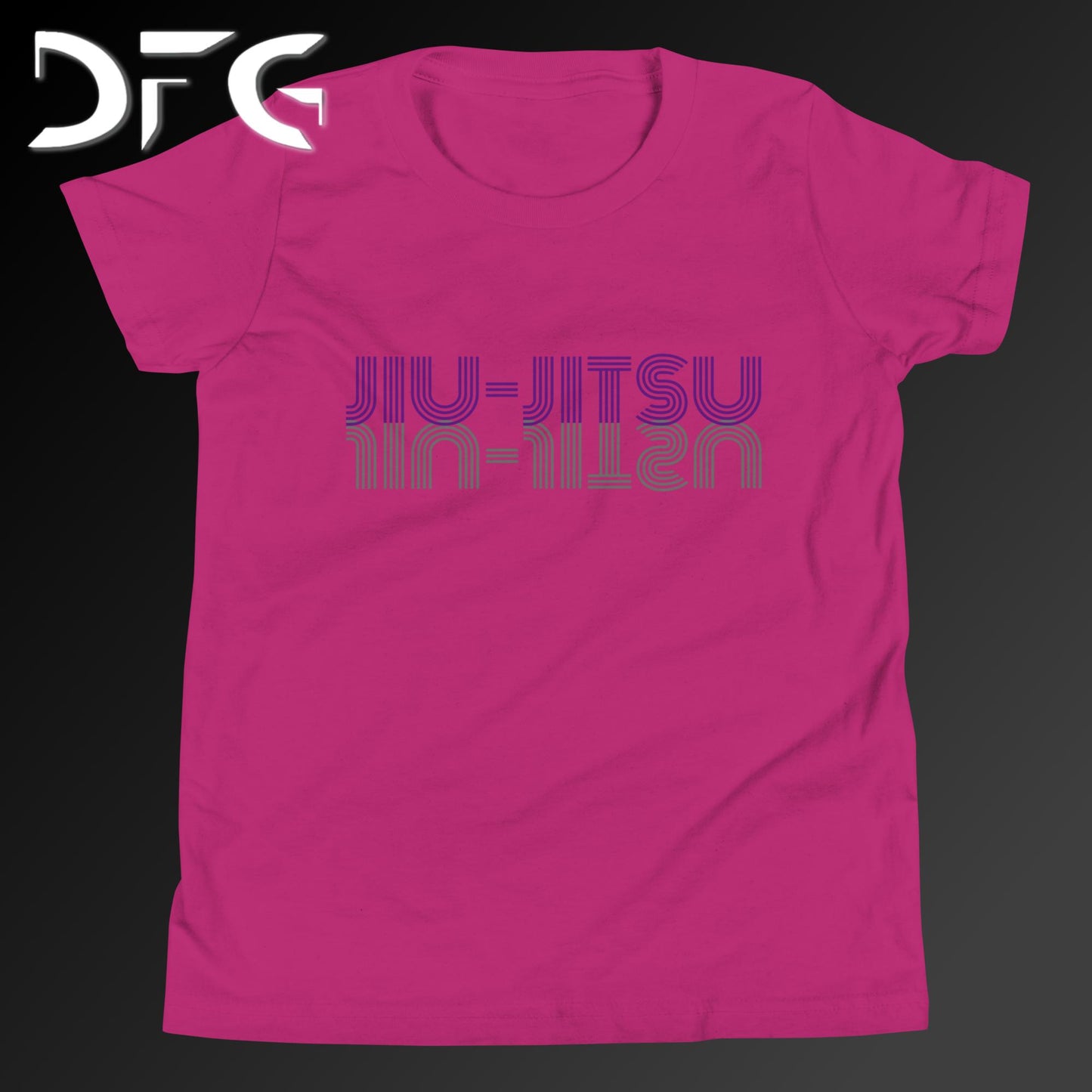 Youth Short-Sleeve T-Shirt BJJ Purple