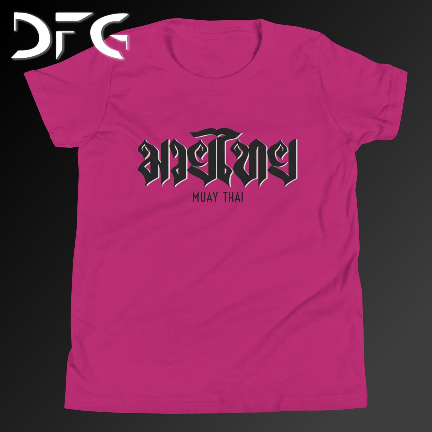 Youth Short-Sleeve T-Shirt Muay Thai Black