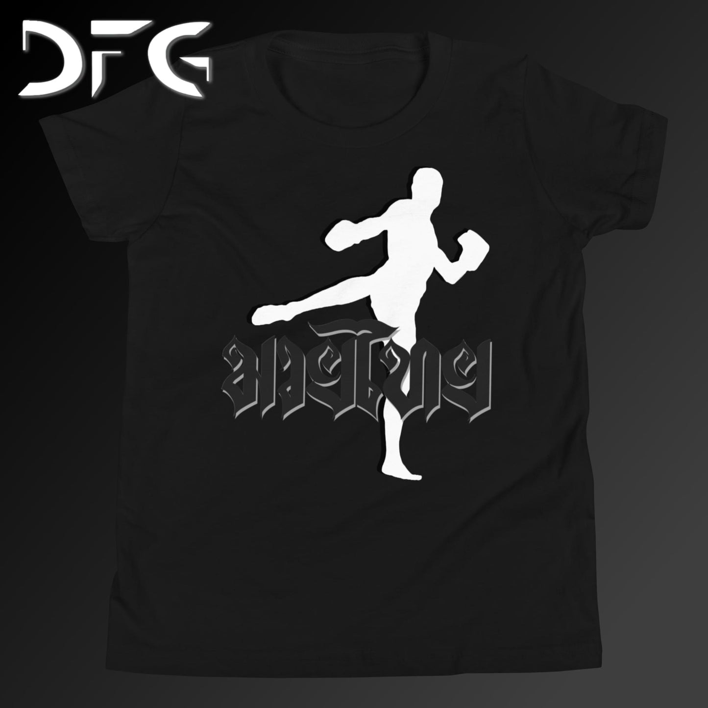 Youth Short-Sleeve T-Shirt Muay Thai Black