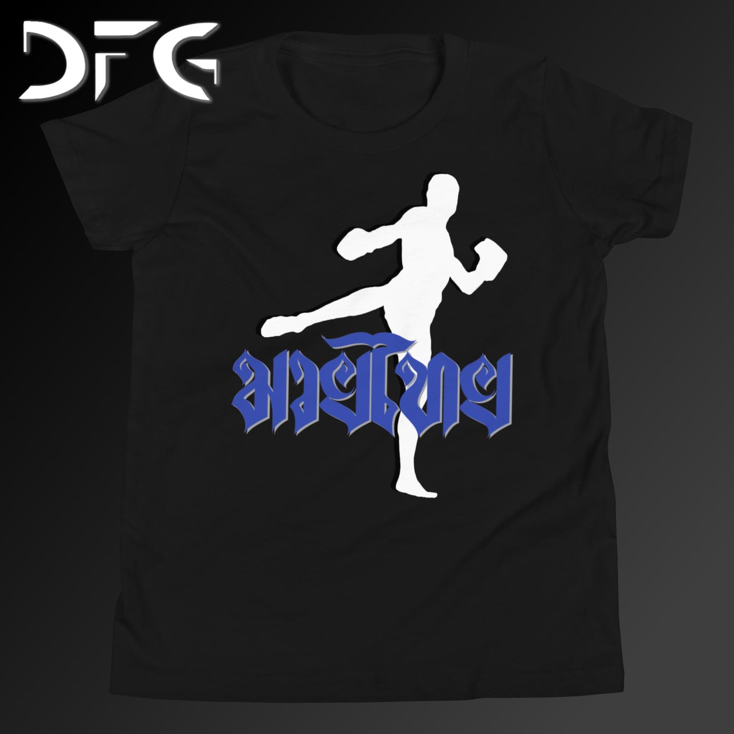 Youth Short-Sleeve T-Shirt Muay Thai Blue