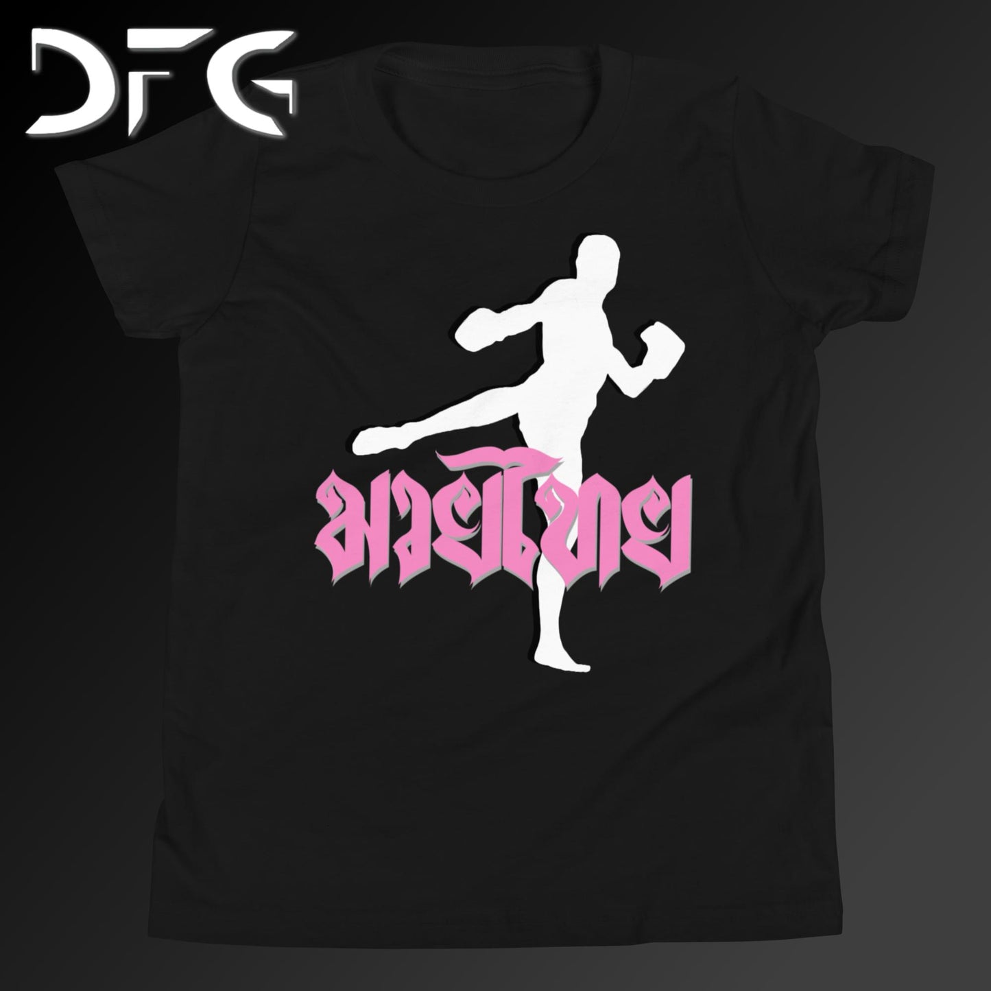 Youth Short-Sleeve T-Shirt Muay Thai Pink