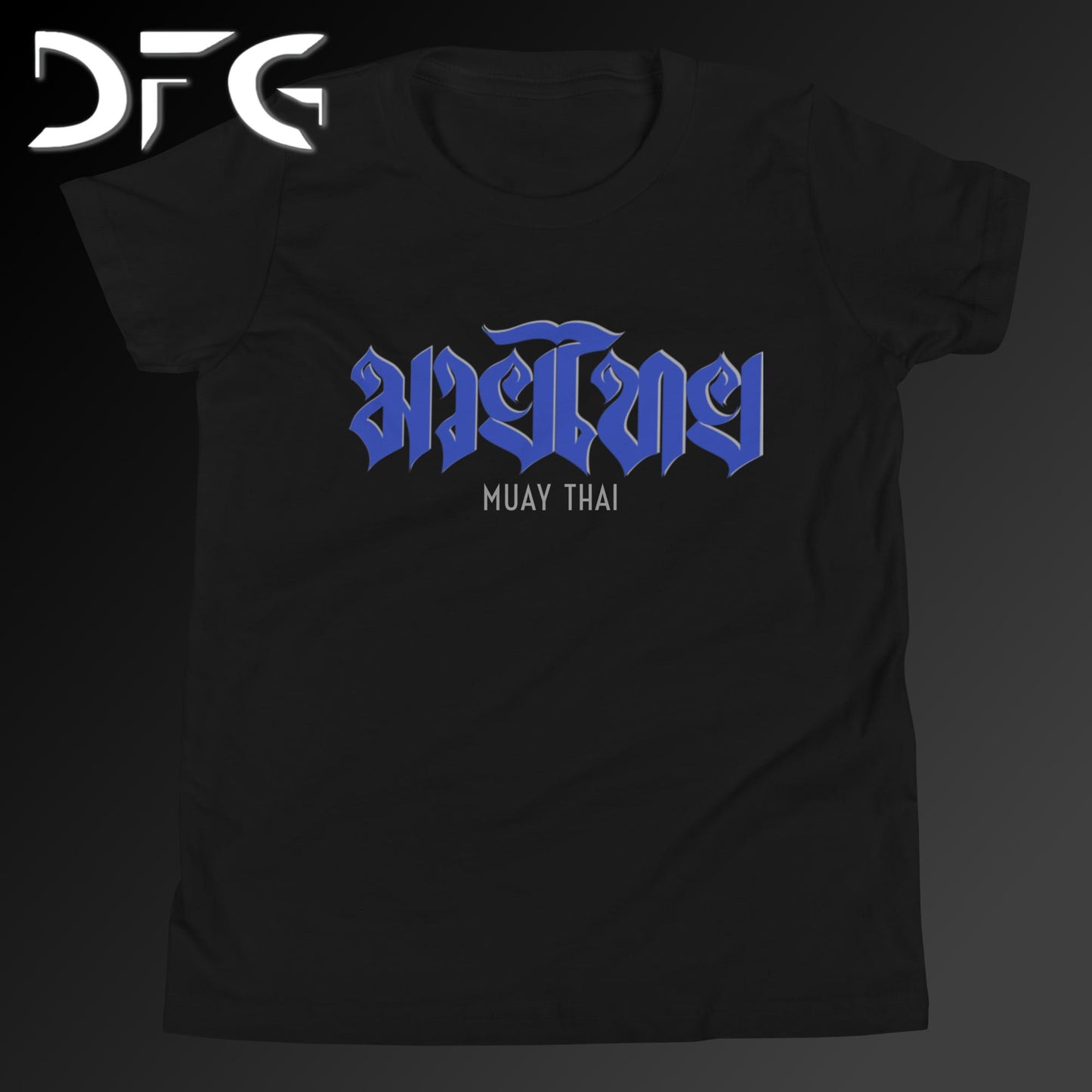 Youth Short-Sleeve T-Shirt Muay Thai Blue