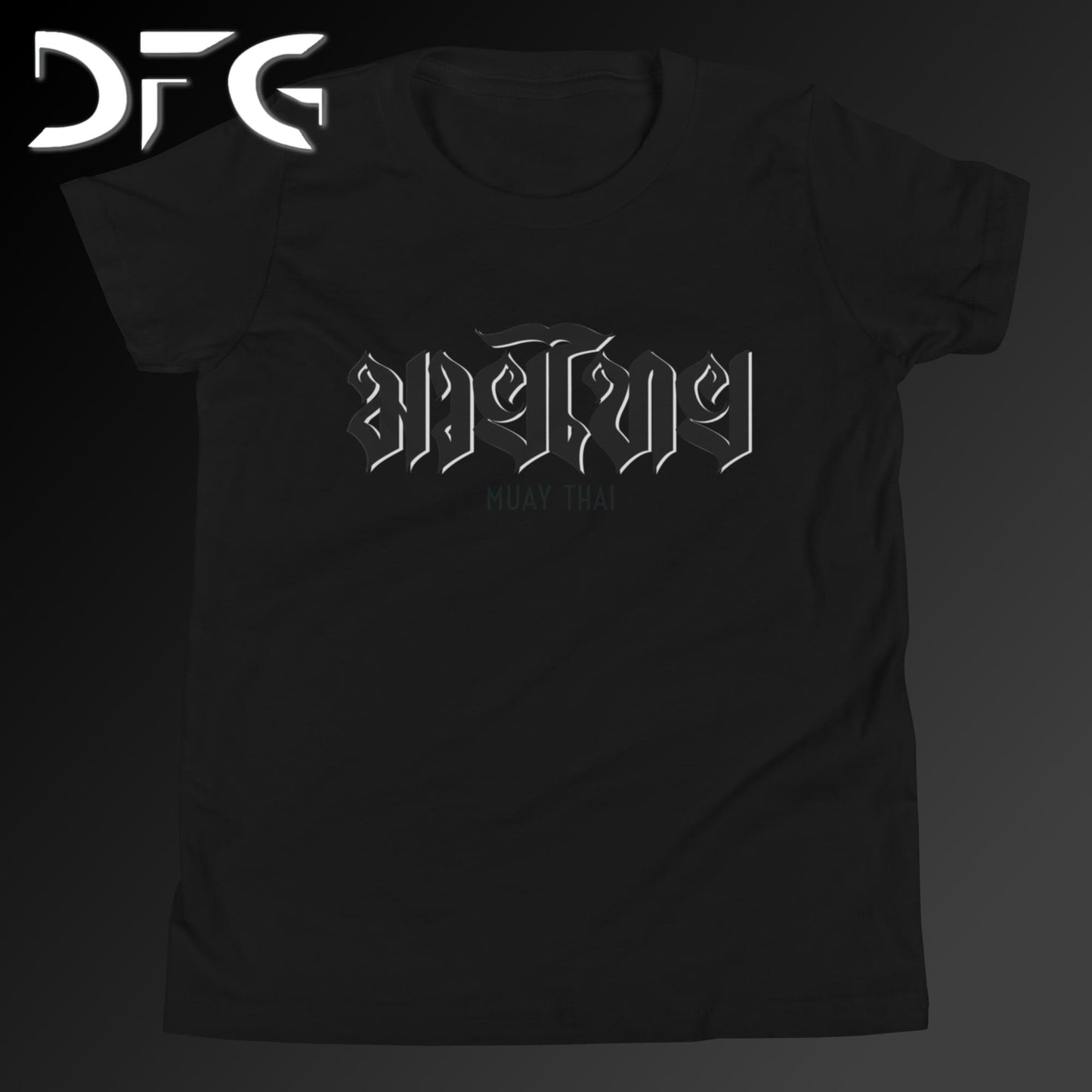 Youth Short-Sleeve T-Shirt Muay Thai Black