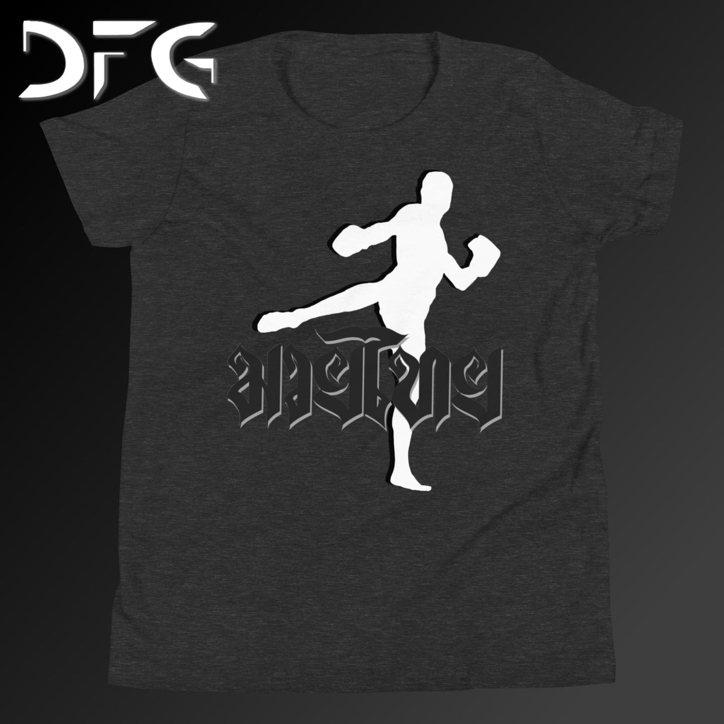 Youth Short-Sleeve T-Shirt Muay Thai Black