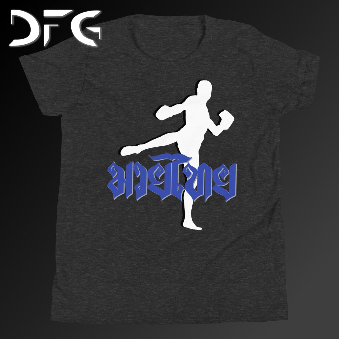 Youth Short-Sleeve T-Shirt Muay Thai Blue