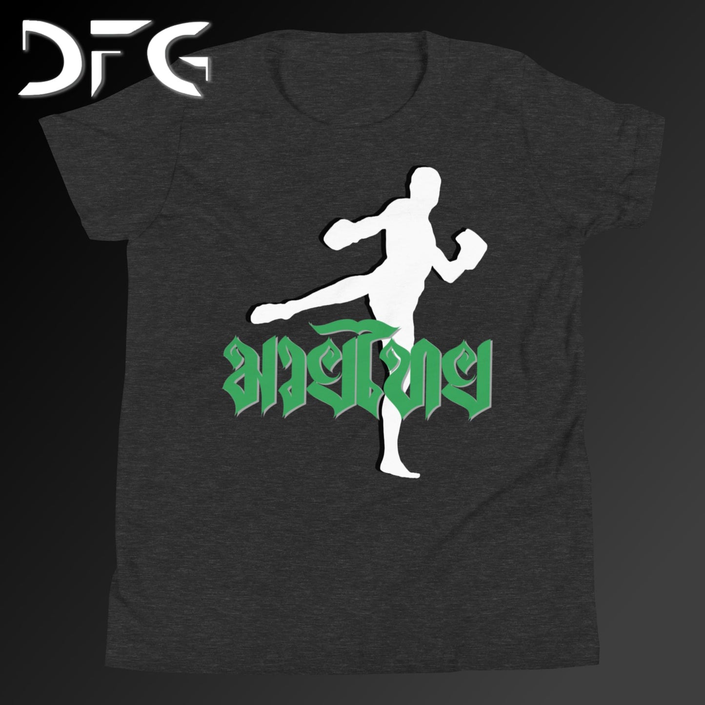 Youth Short-Sleeve T-Shirt Muay Thai Green