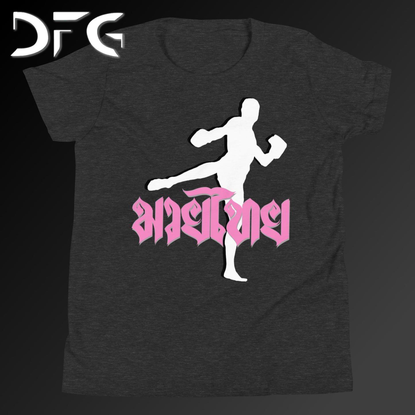Youth Short-Sleeve T-Shirt Muay Thai Pink