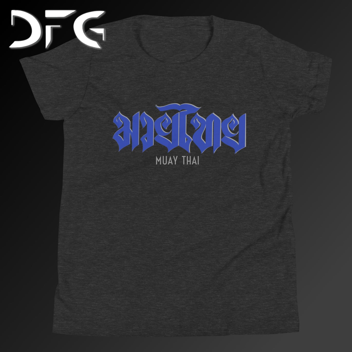 Youth Short-Sleeve T-Shirt Muay Thai Blue