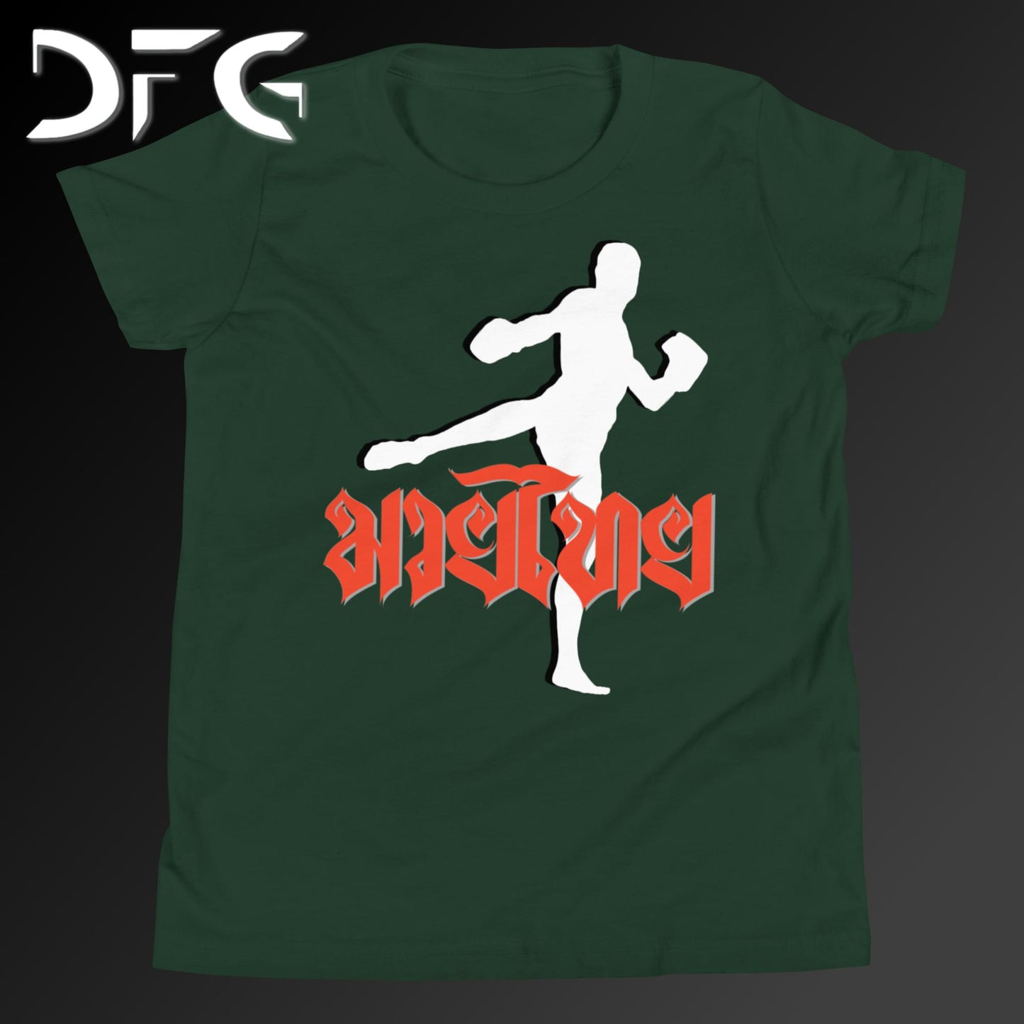 Youth Short-Sleeve T-Shirt Muay Thai Red