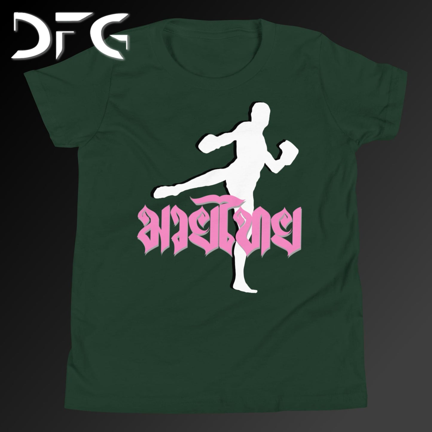 Youth Short-Sleeve T-Shirt Muay Thai Pink