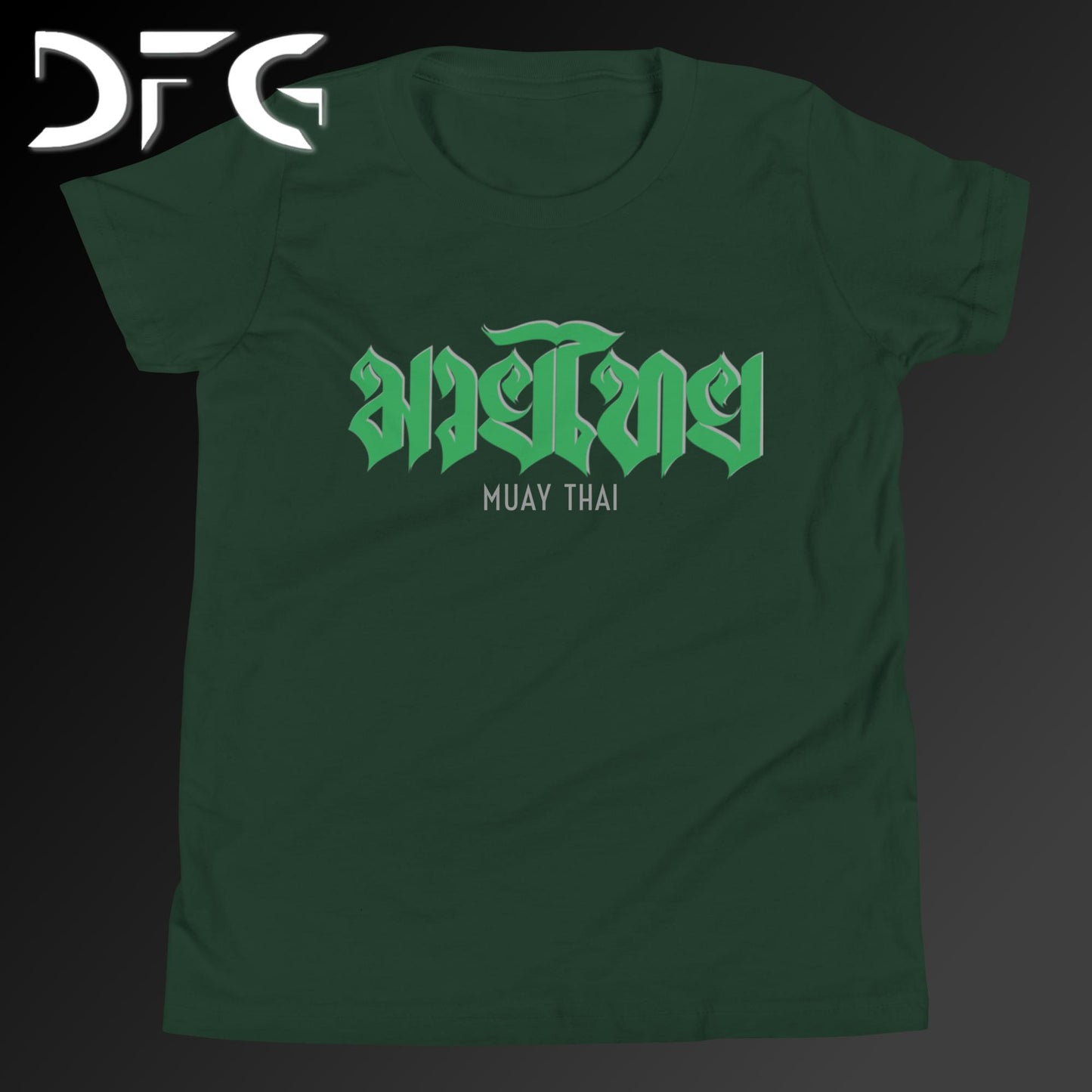 Youth Short-Sleeve T-Shirt Muay Thai Green