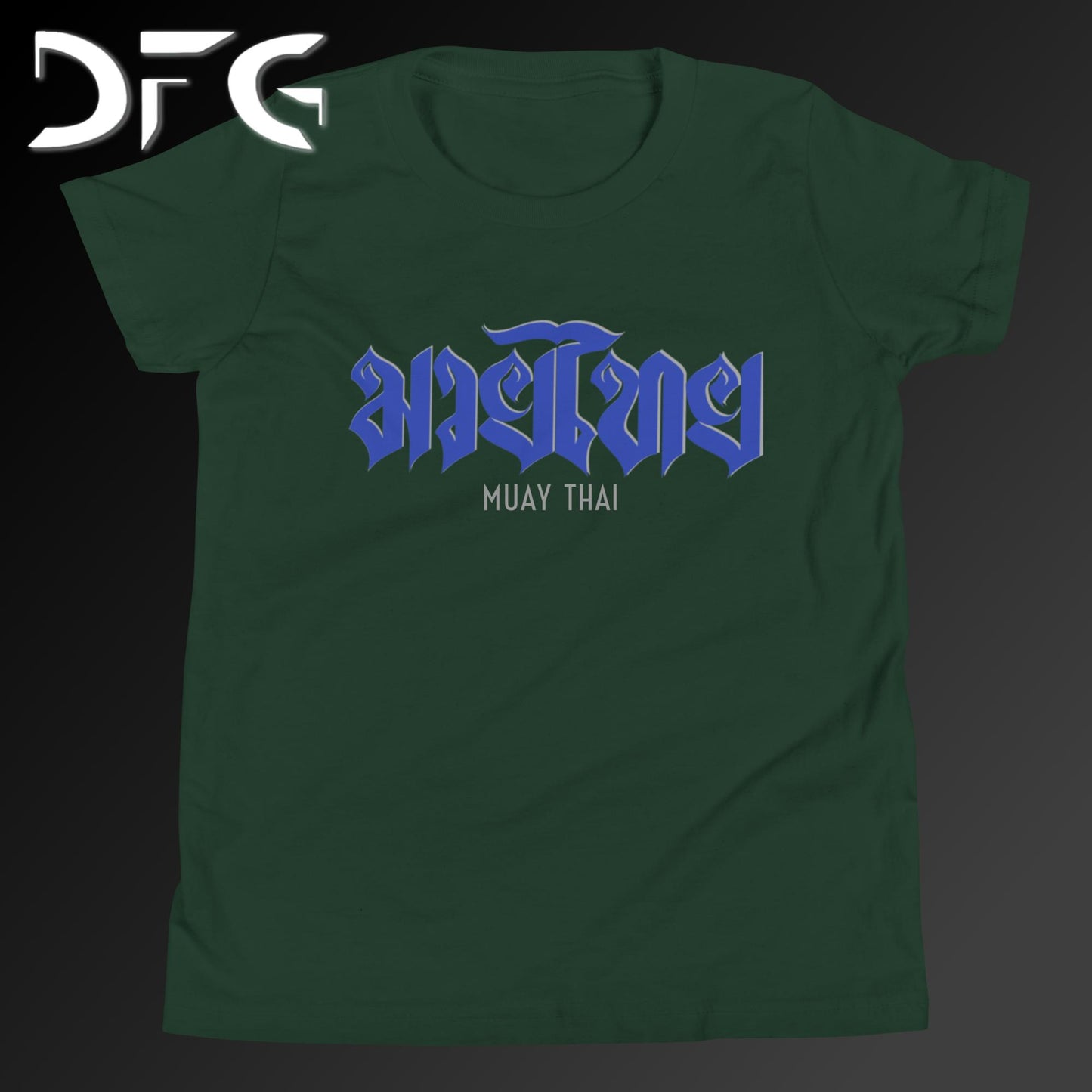 Youth Short-Sleeve T-Shirt Muay Thai Blue