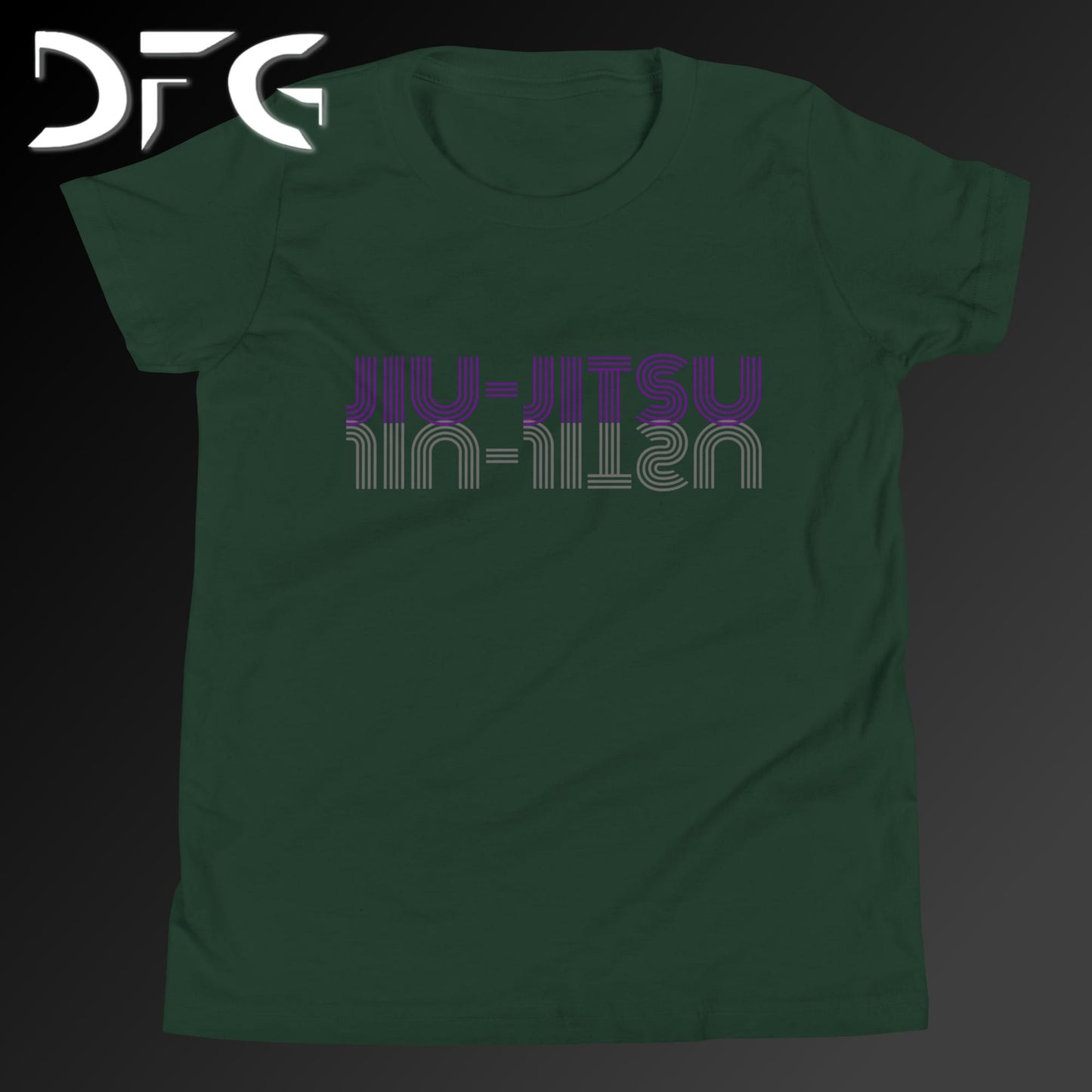 Youth Short-Sleeve T-Shirt BJJ Purple