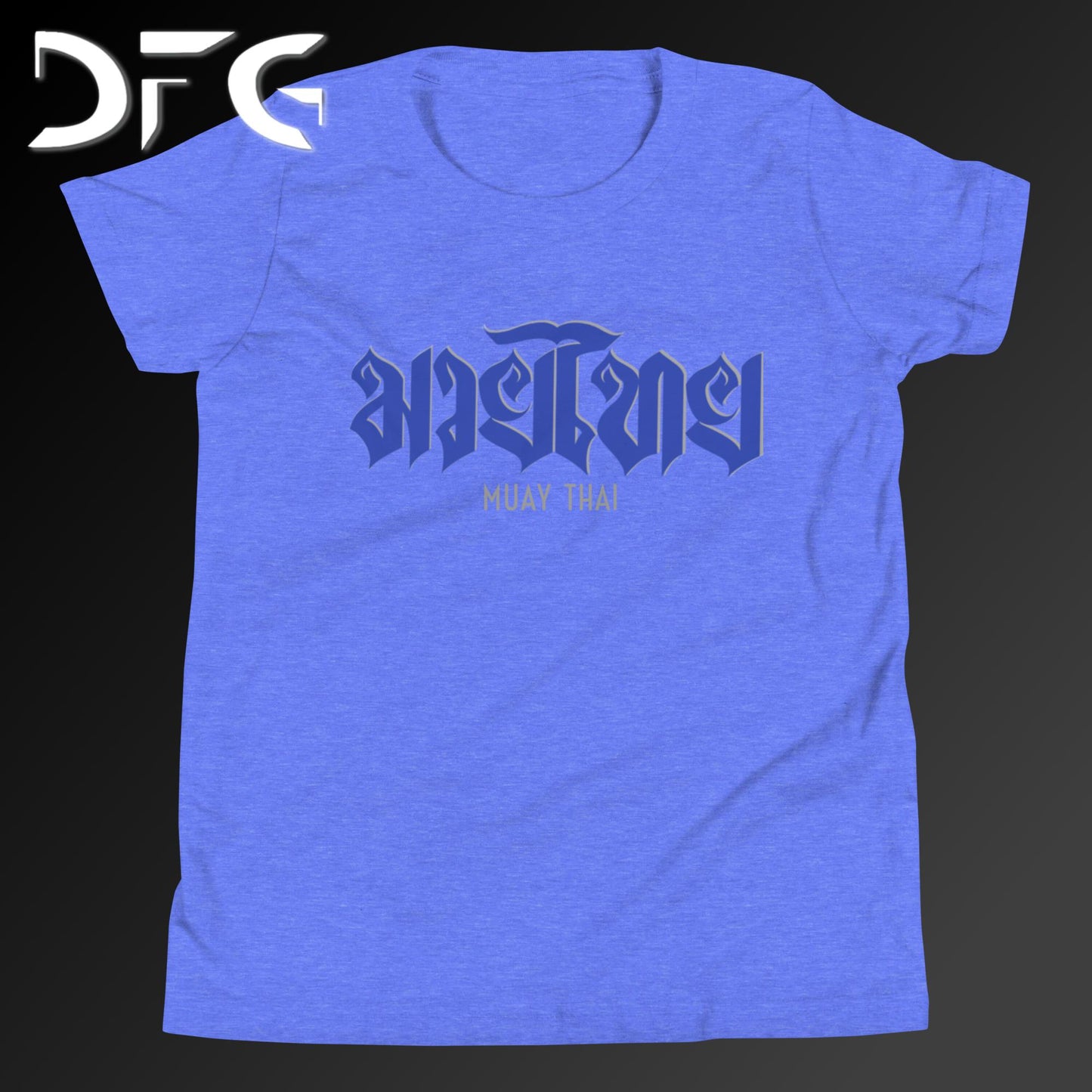 Youth Short-Sleeve T-Shirt Muay Thai Blue