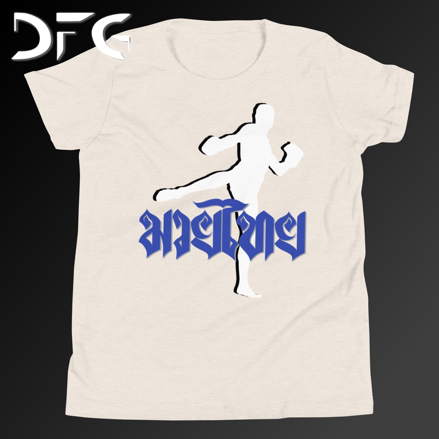 Youth Short-Sleeve T-Shirt Muay Thai Blue