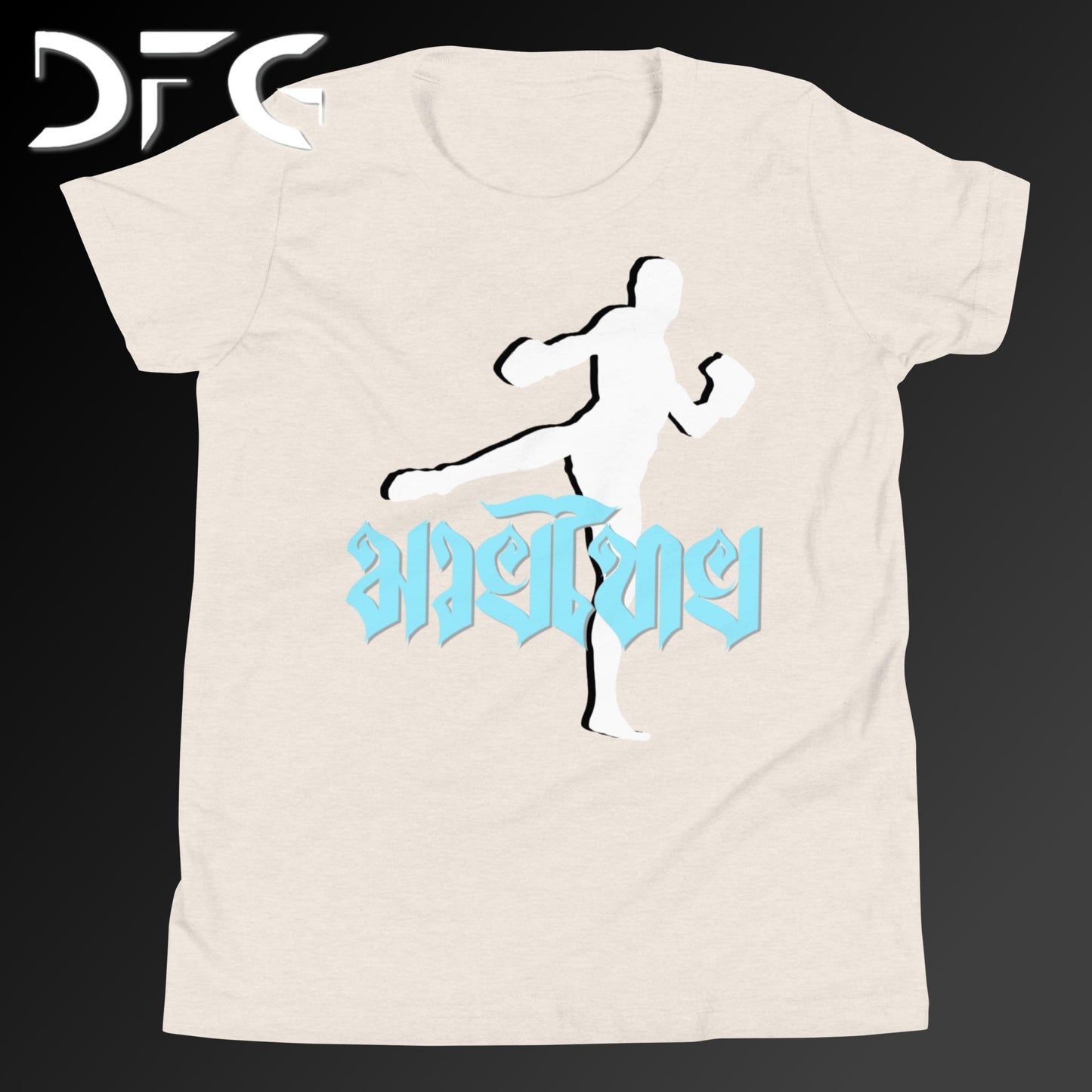Youth Short-Sleeve T-Shirt Muay Thai Ice Blue