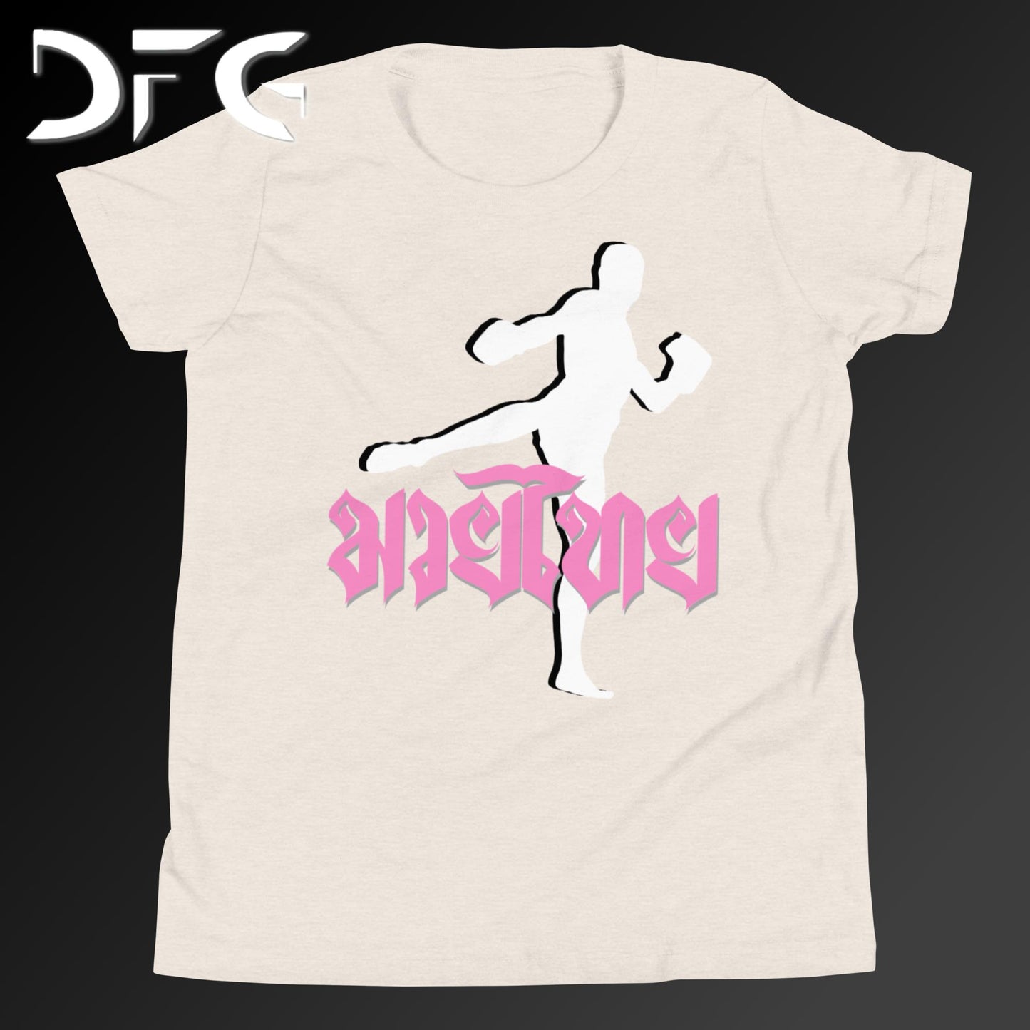 Youth Short-Sleeve T-Shirt Muay Thai Pink