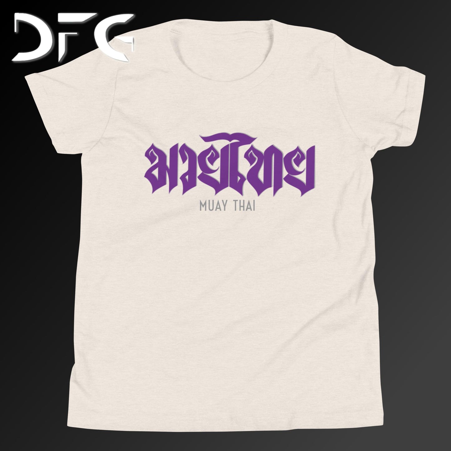 Youth Short-Sleeve T-Shirt Muay Thai Purple