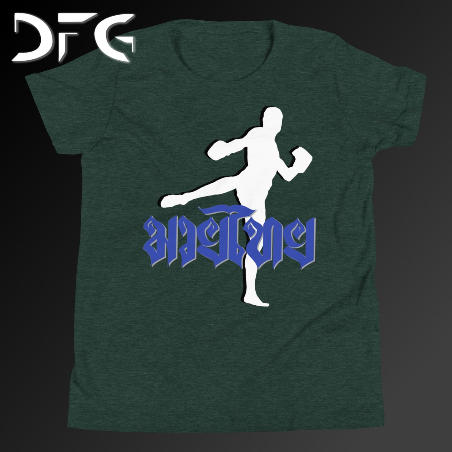 Youth Short-Sleeve T-Shirt Muay Thai Blue