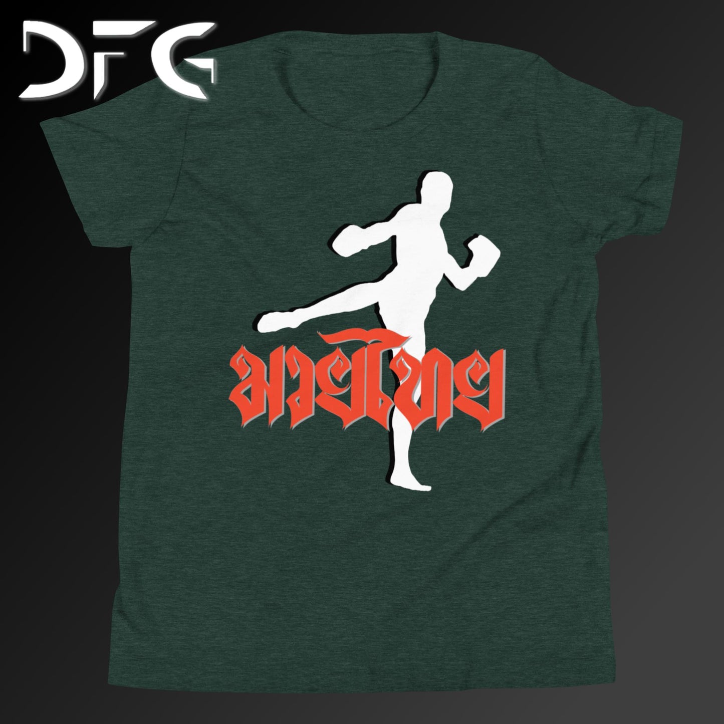 Youth Short-Sleeve T-Shirt Muay Thai Red