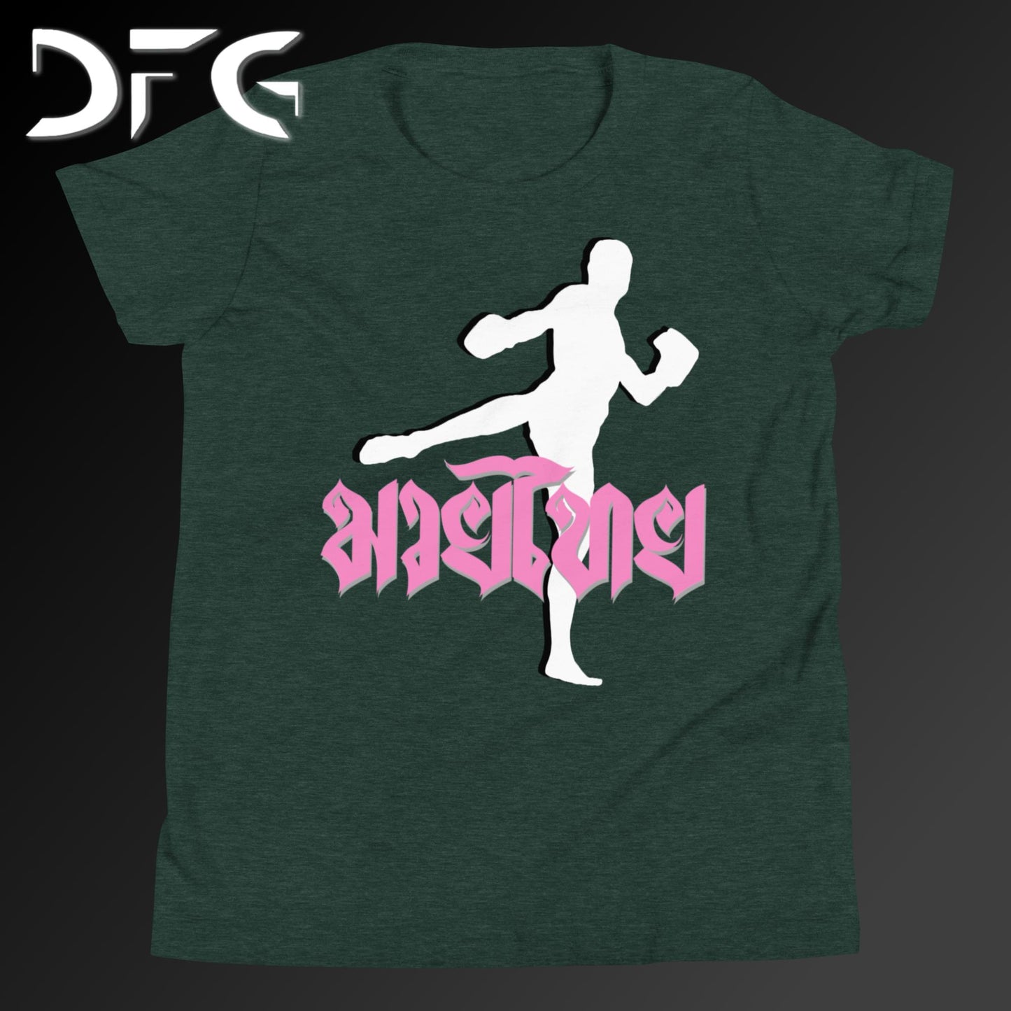 Youth Short-Sleeve T-Shirt Muay Thai Pink