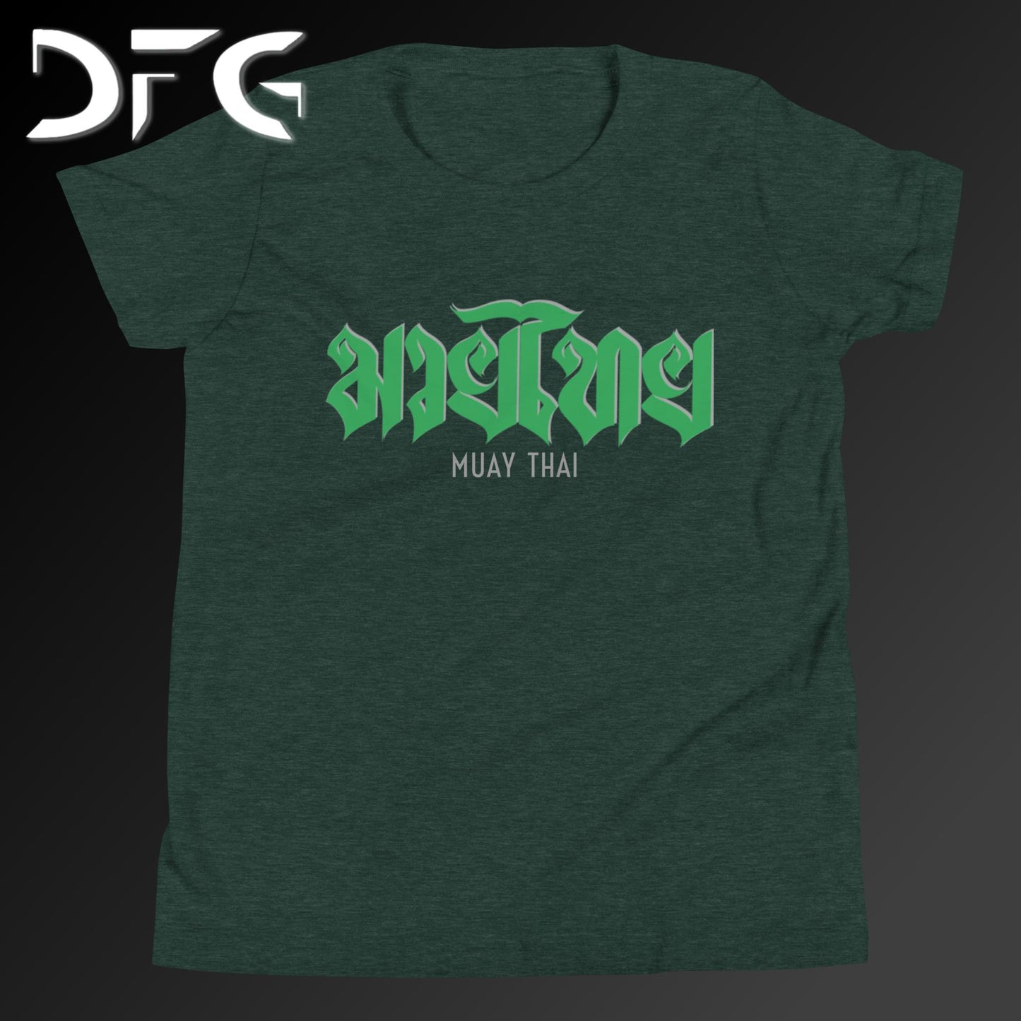 Youth Short-Sleeve T-Shirt Muay Thai Green