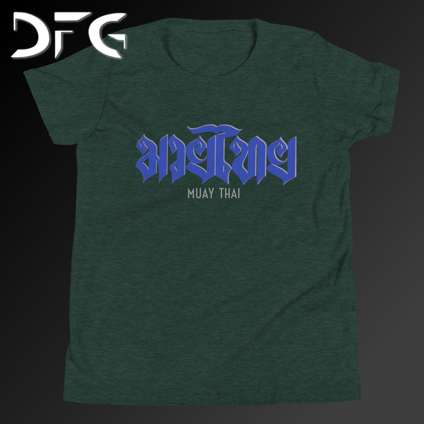 Youth Short-Sleeve T-Shirt Muay Thai Blue