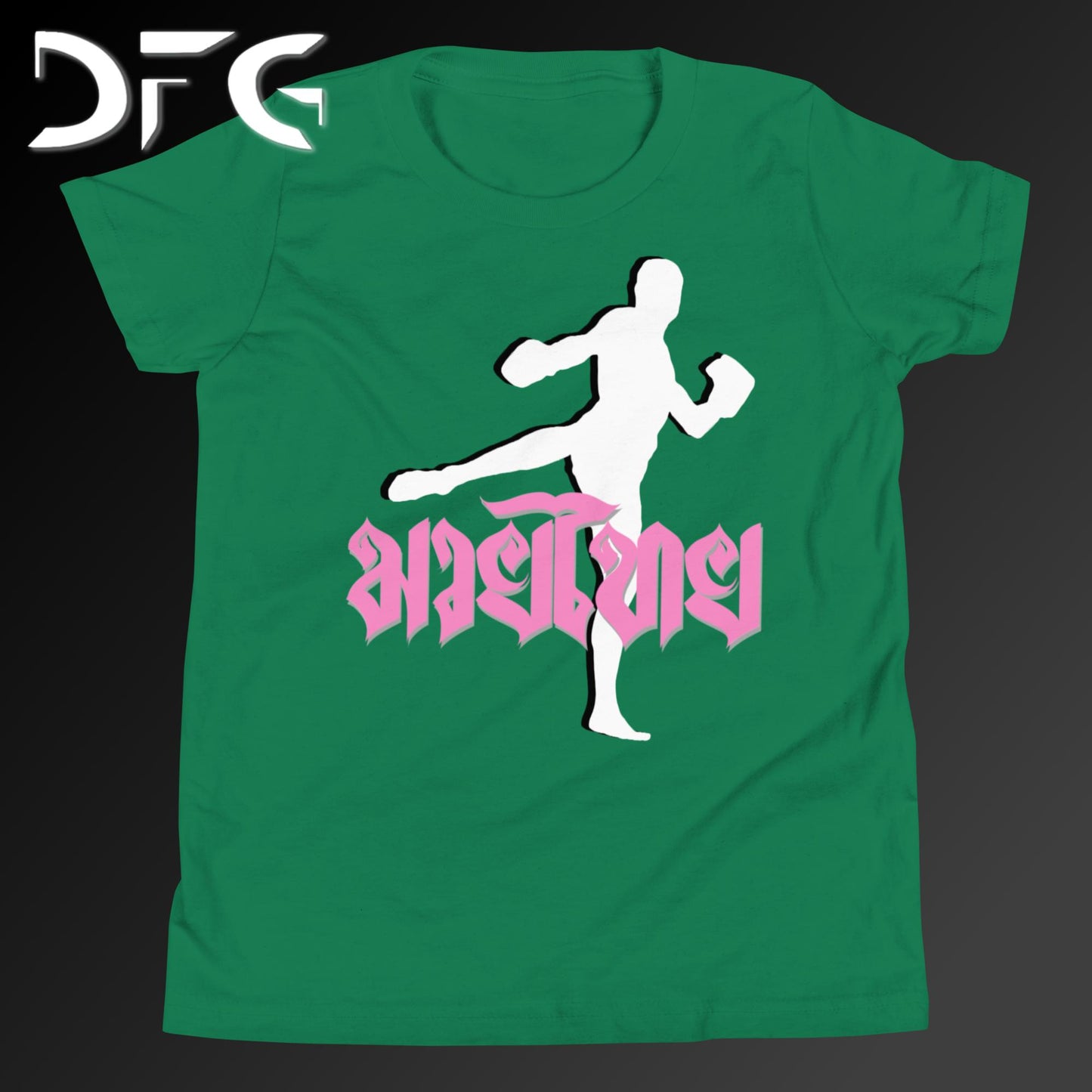 Youth Short-Sleeve T-Shirt Muay Thai Pink