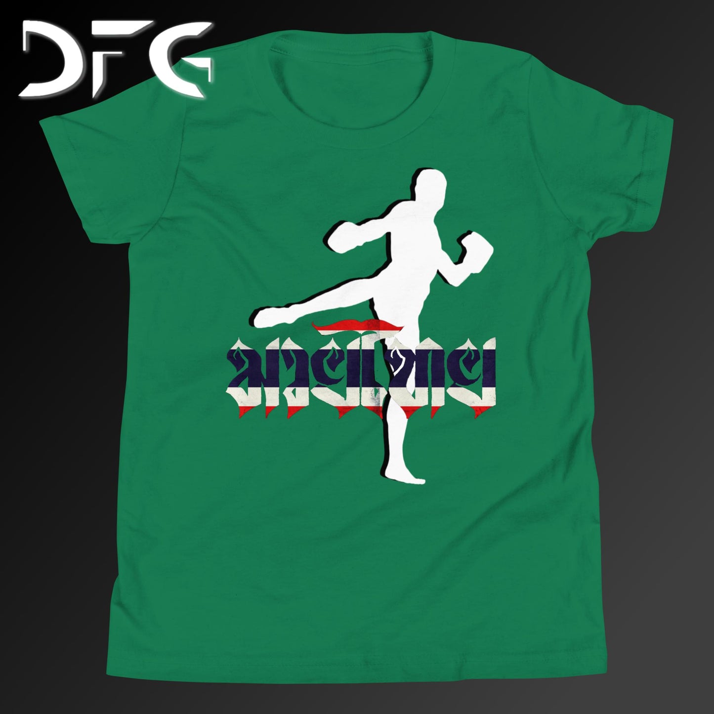 Youth Short-Sleeve T-Shirt Muay Thai Flag