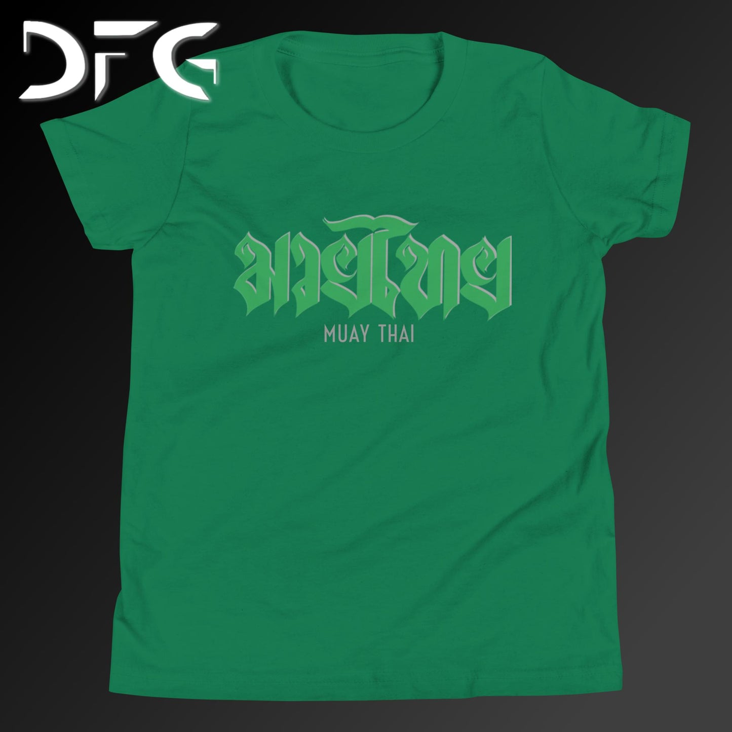 Youth Short-Sleeve T-Shirt Muay Thai Green