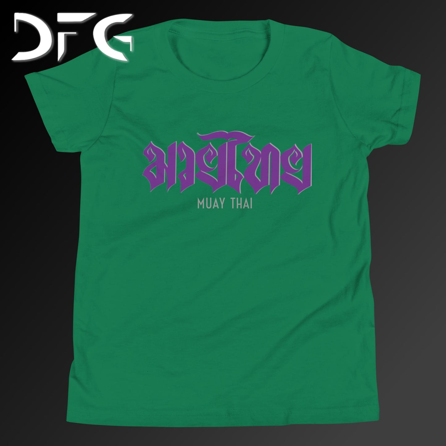 Youth Short-Sleeve T-Shirt Muay Thai Purple