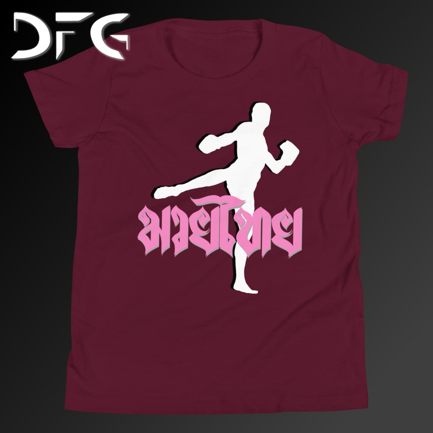 Youth Short-Sleeve T-Shirt Muay Thai Pink