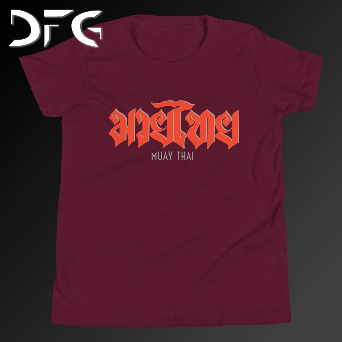 Youth Short-Sleeve T-Shirt Muay Thai Red