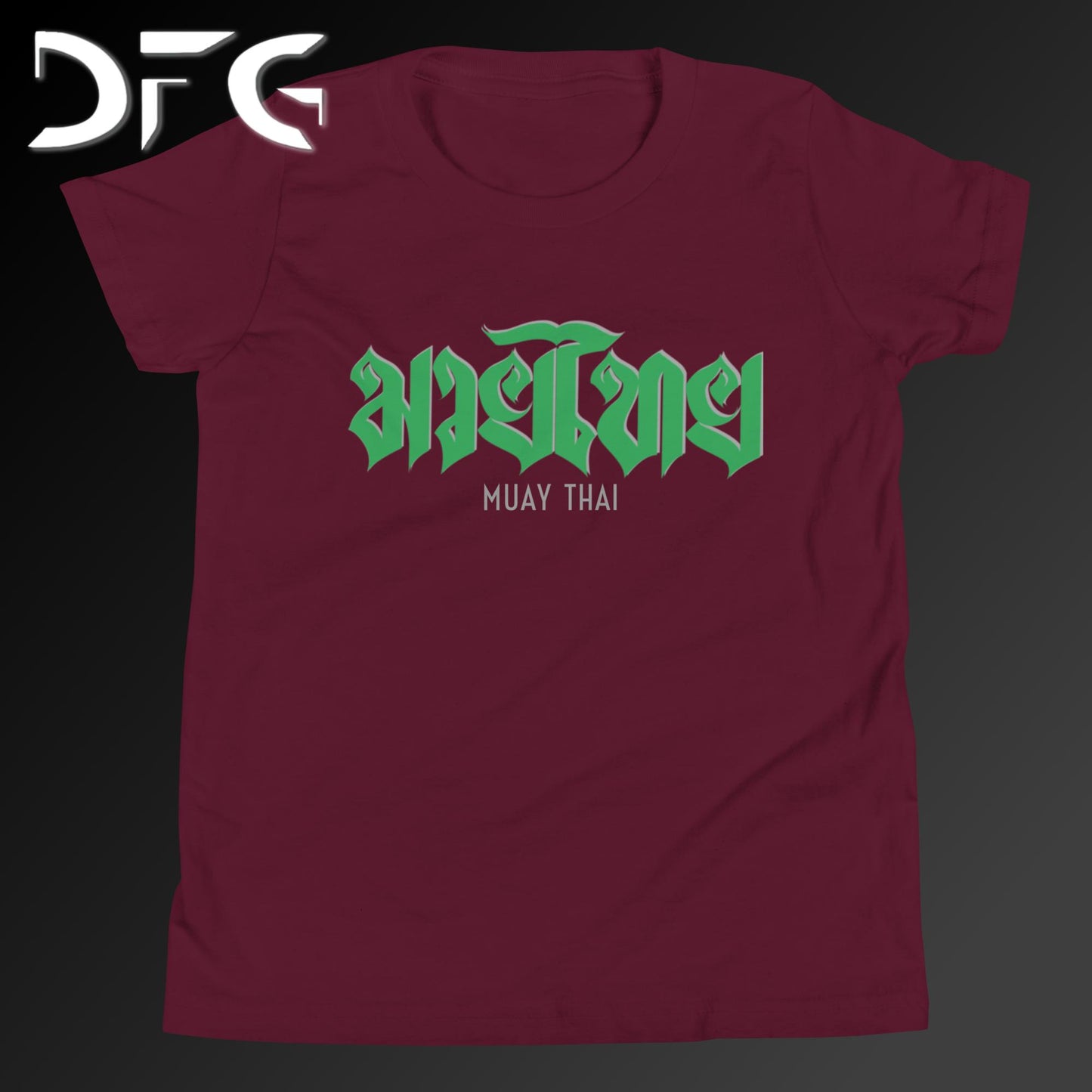 Youth Short-Sleeve T-Shirt Muay Thai Green
