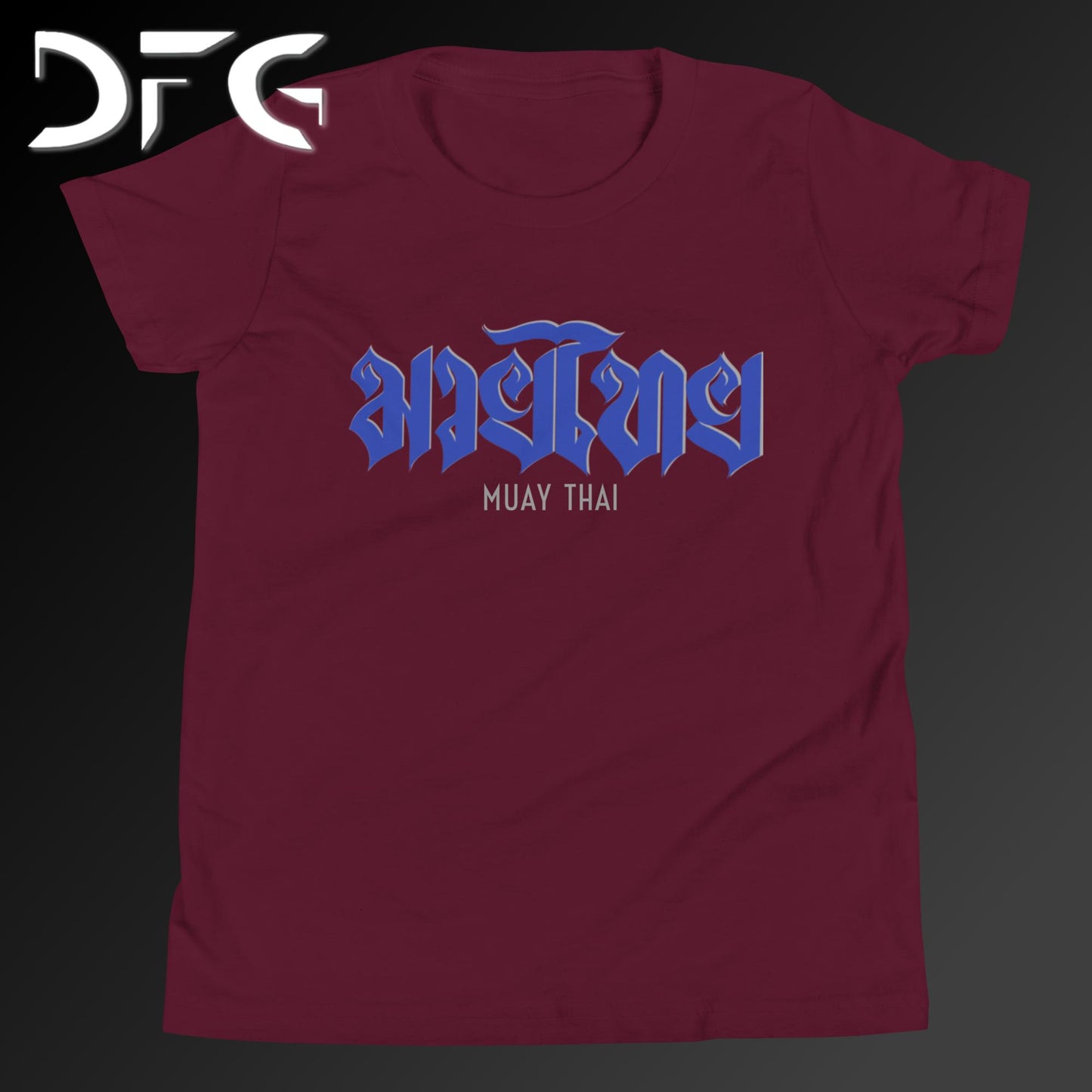 Youth Short-Sleeve T-Shirt Muay Thai Blue