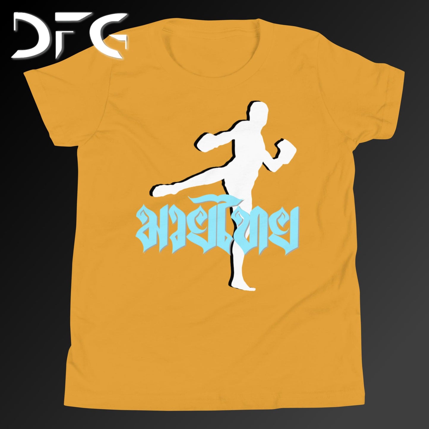 Youth Short-Sleeve T-Shirt Muay Thai Ice Blue